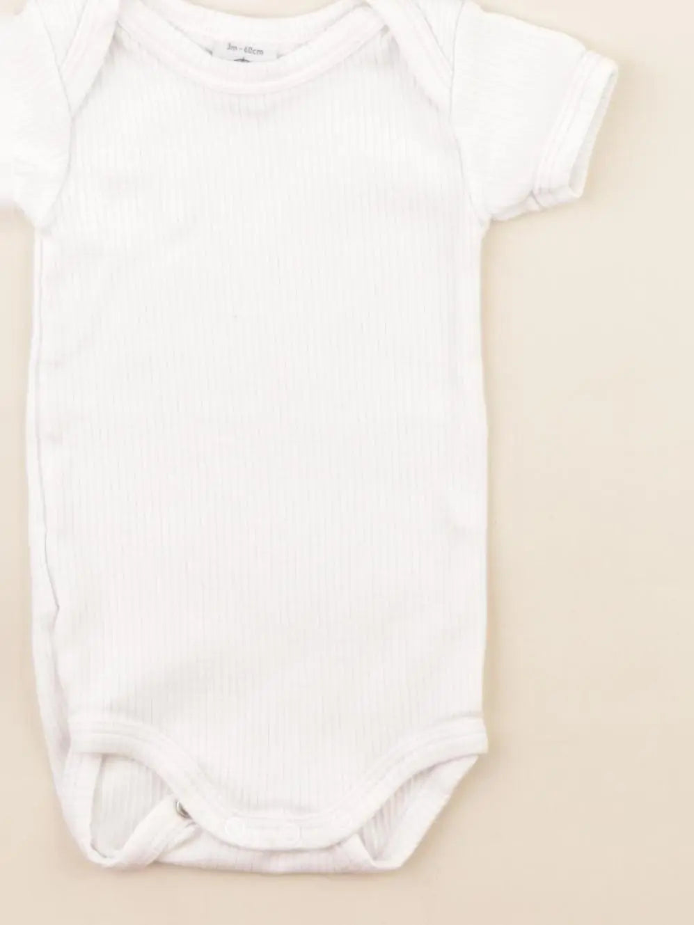 Petit Bateau - body blanc - 3 mois
