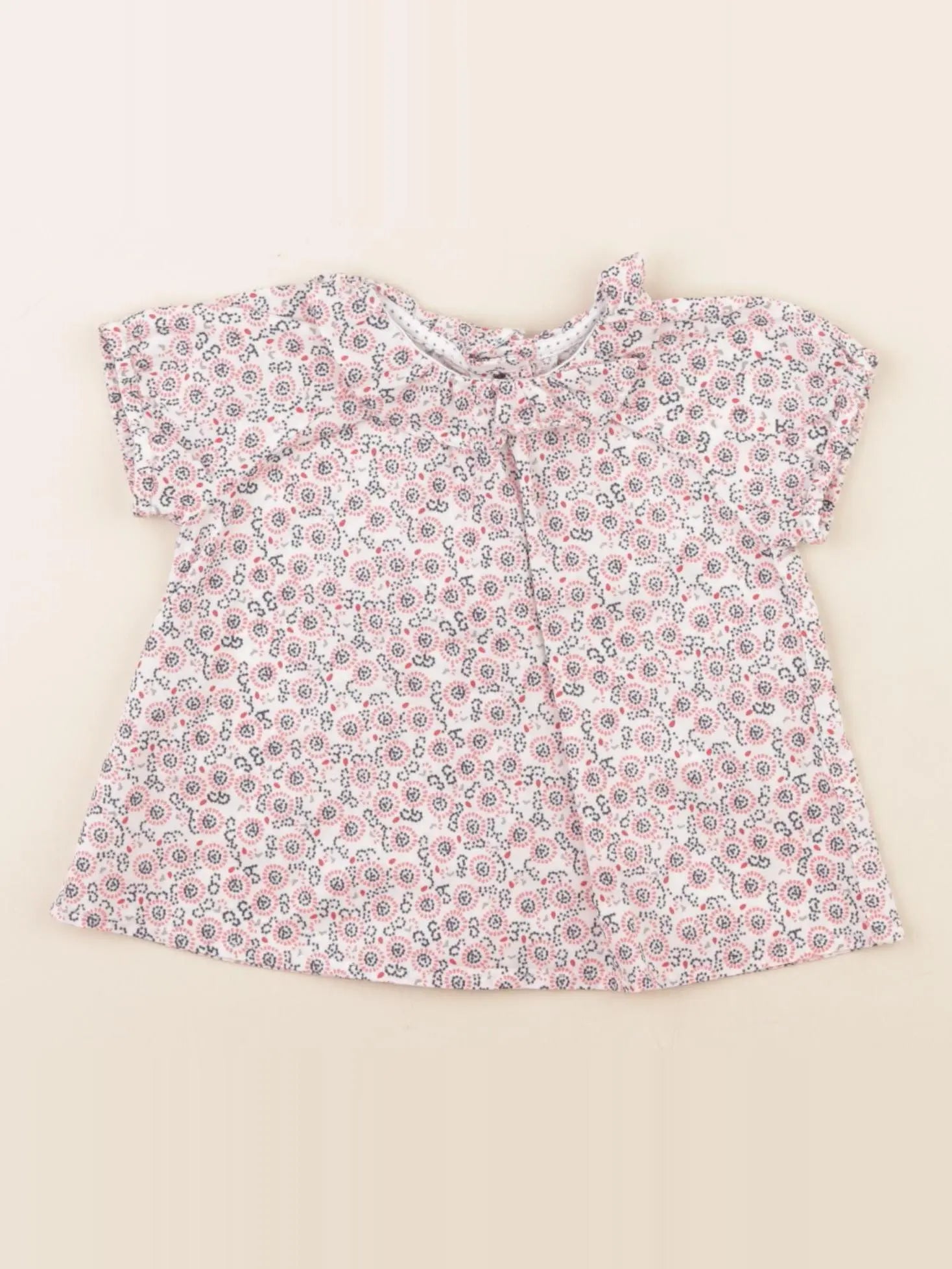 Petit Bateau - blouse multicolore - 3 mois