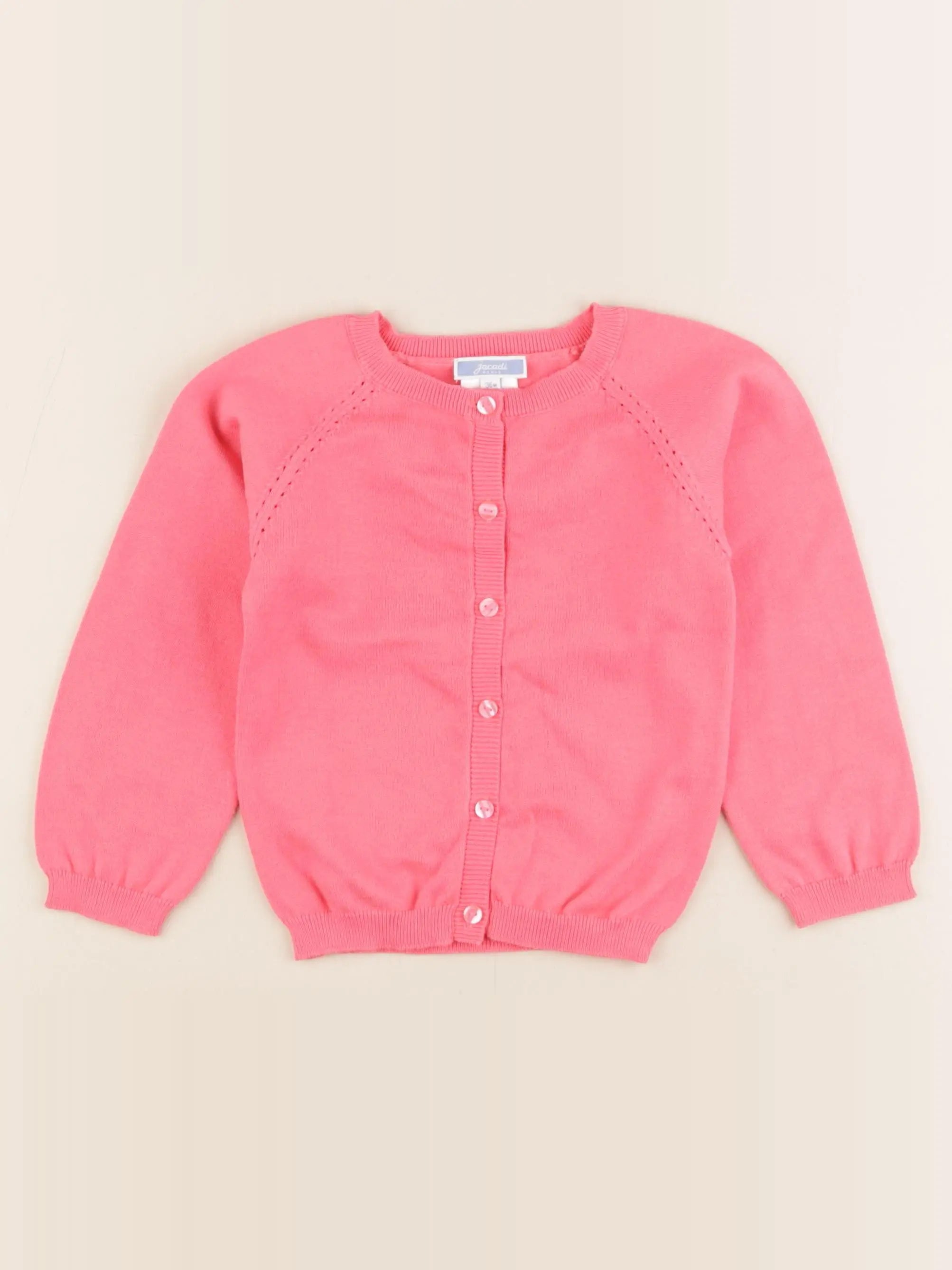 Jacadi - gilet rose - 36 mois