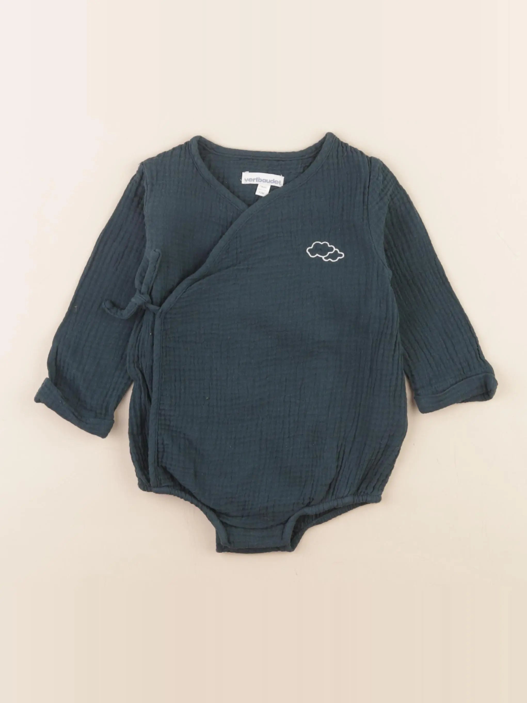 Vertbaudet - combinaison vert - 12 mois
