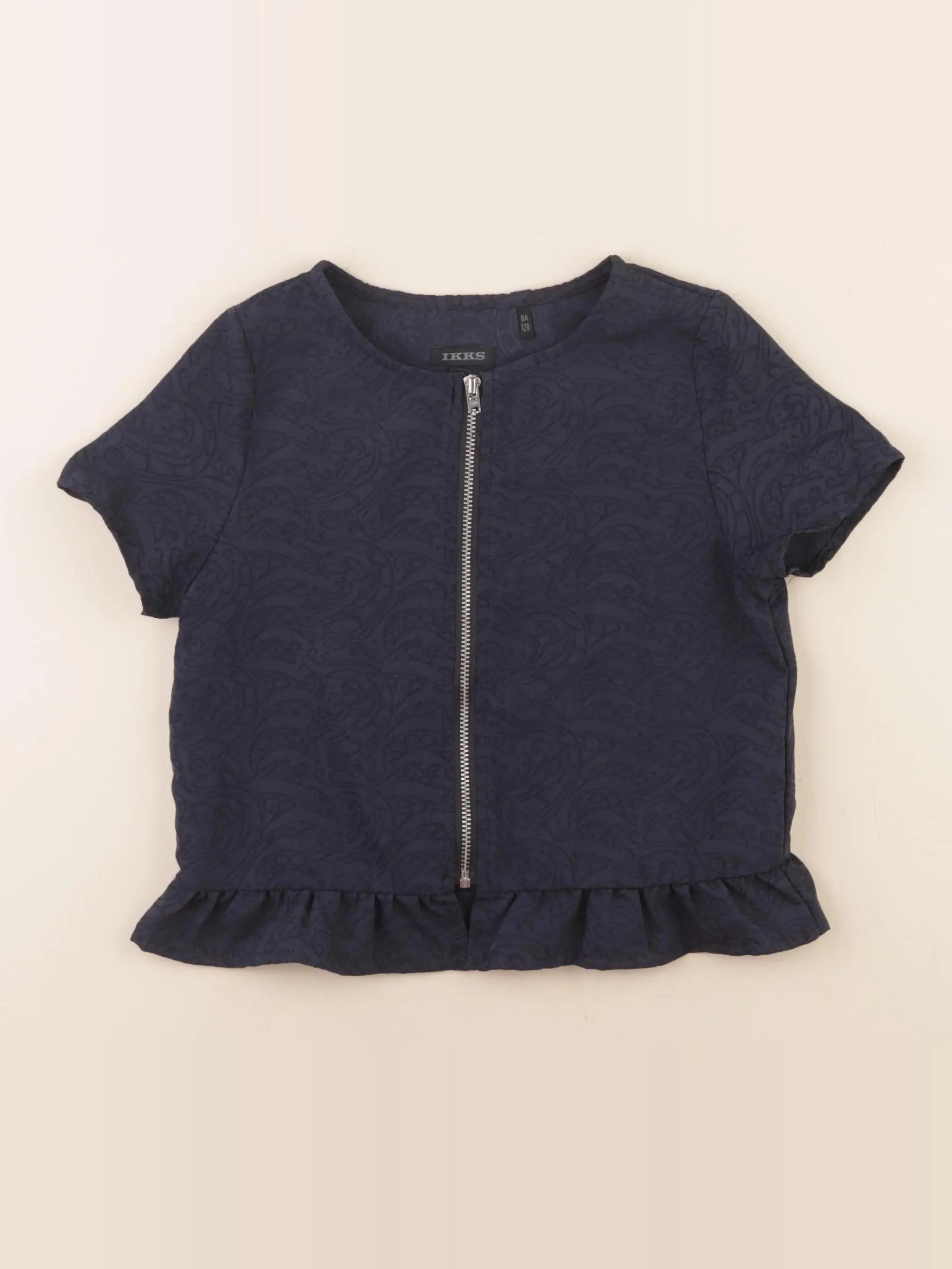 IKKS - blouse bleu - 8 ans