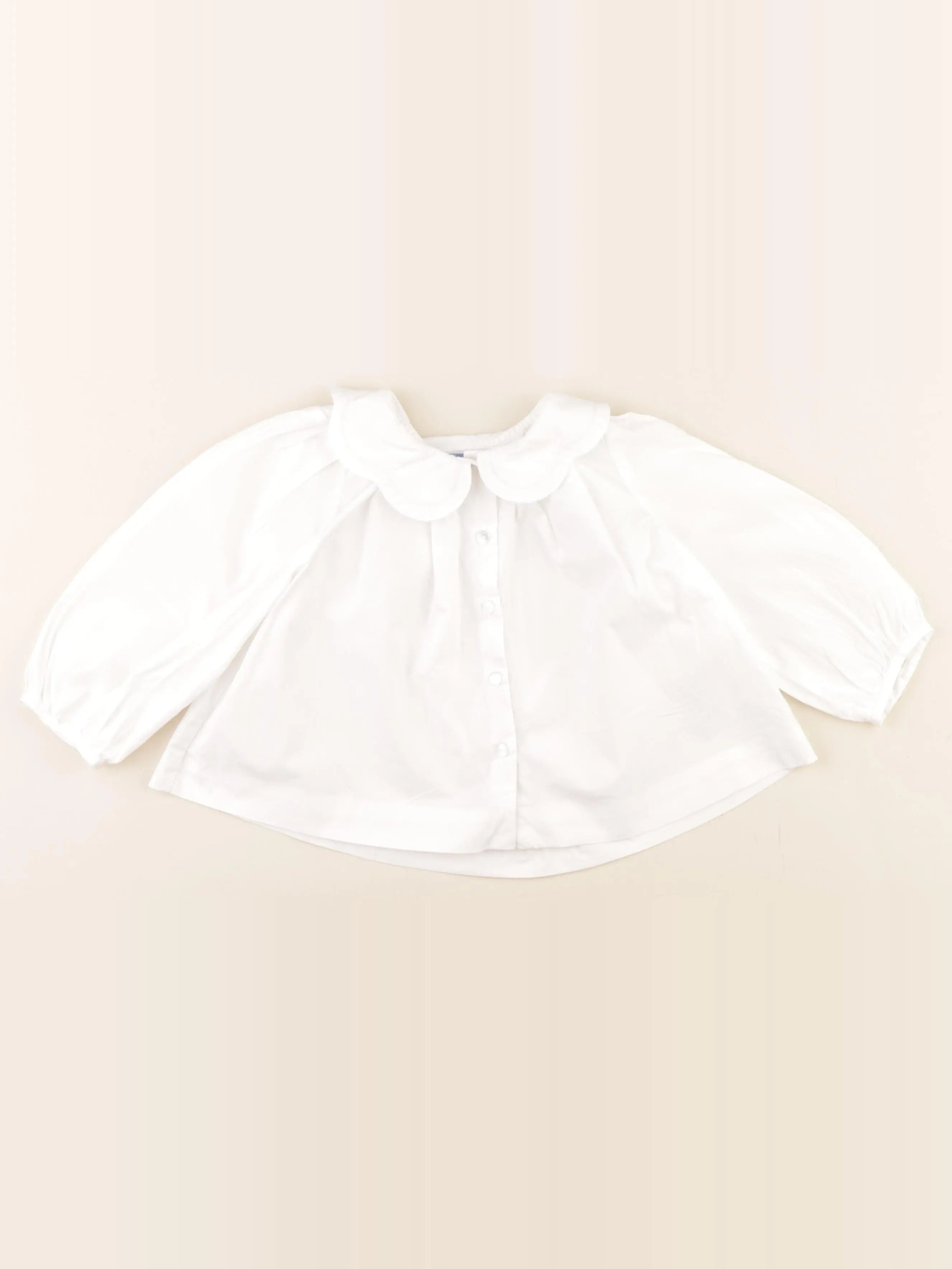 Jacadi - blouse blanc - 24 mois