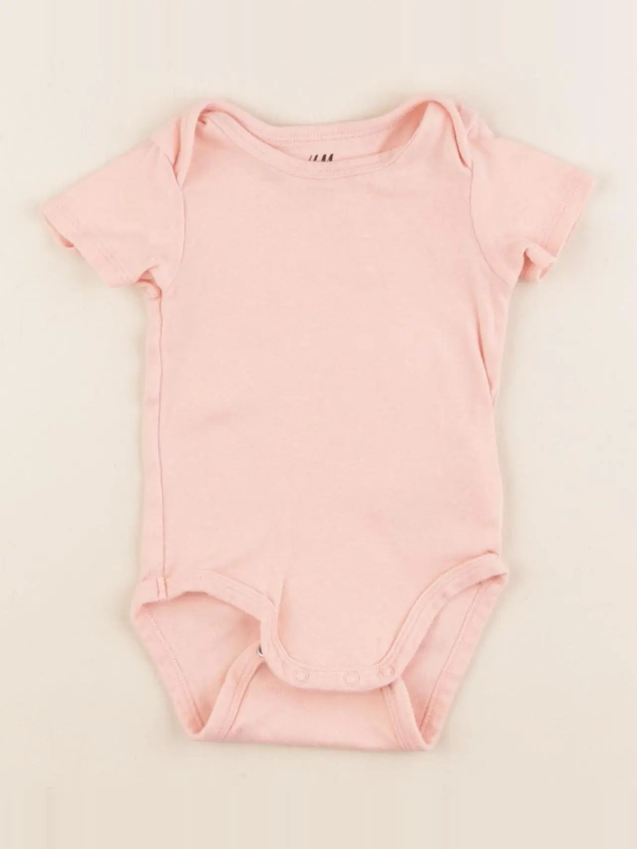 H&M - body rose - 2/4 mois