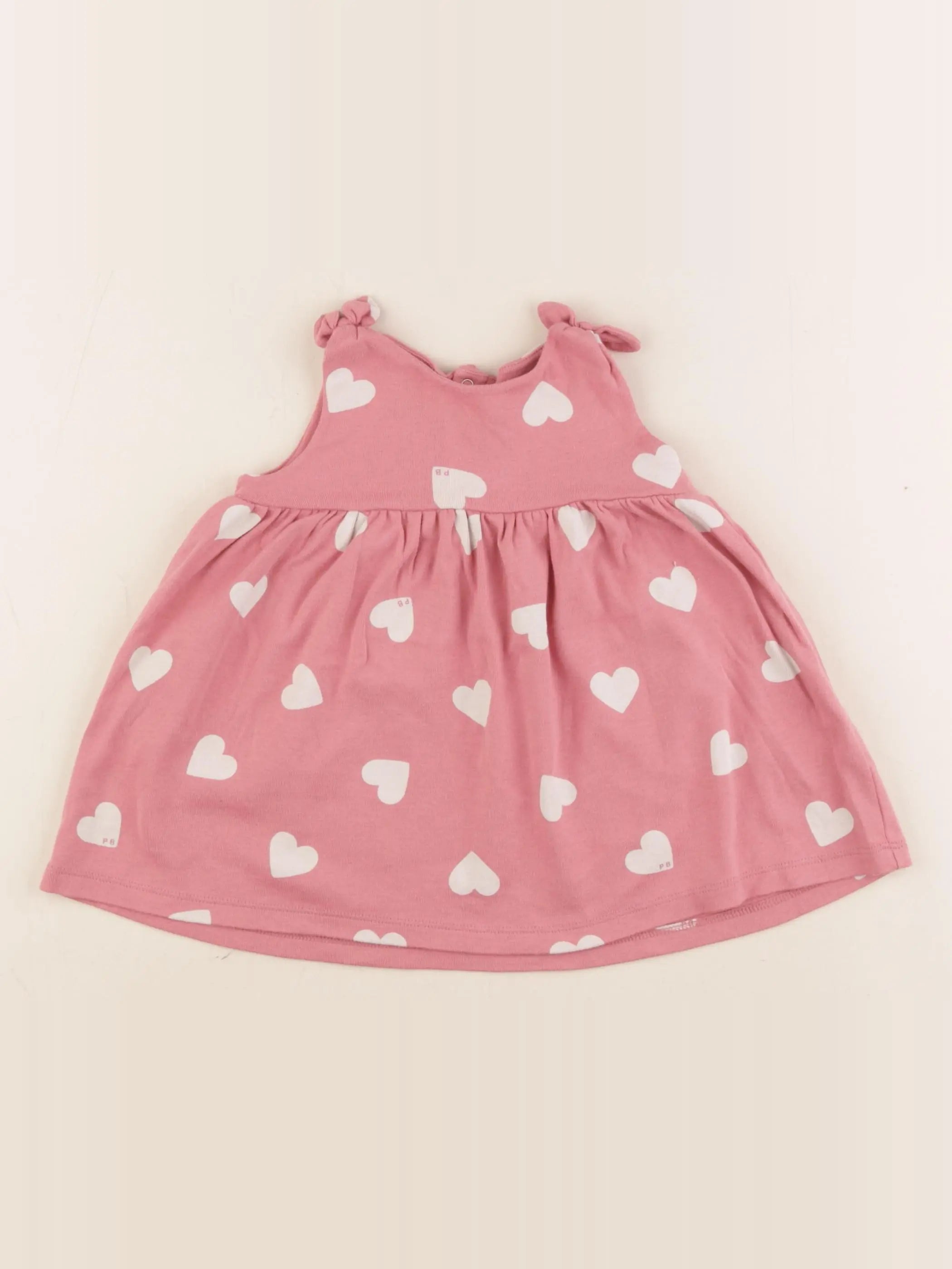 Petit Bateau - robe rose - 6 mois