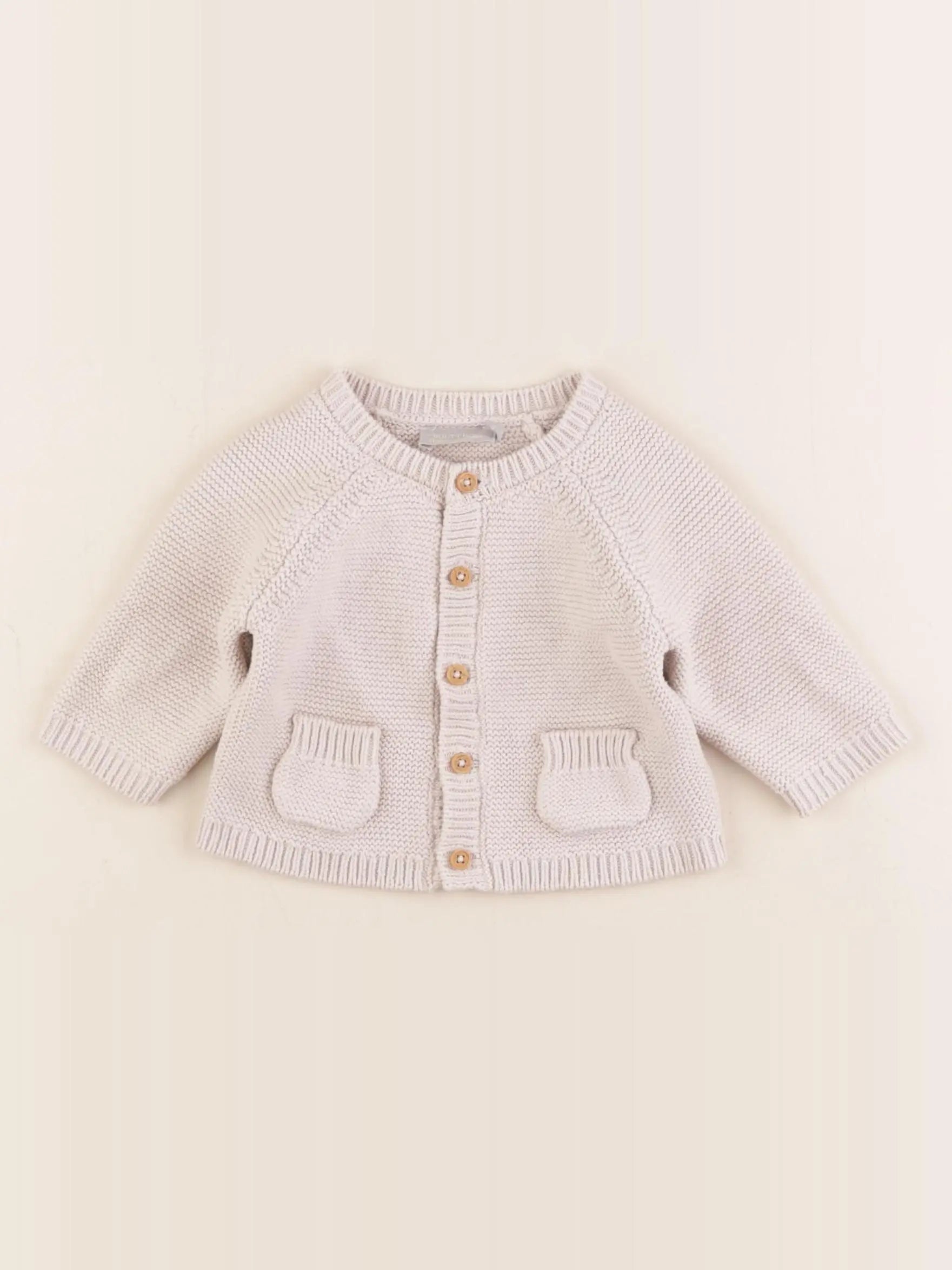 Boutchou - gilet marron - 3 mois