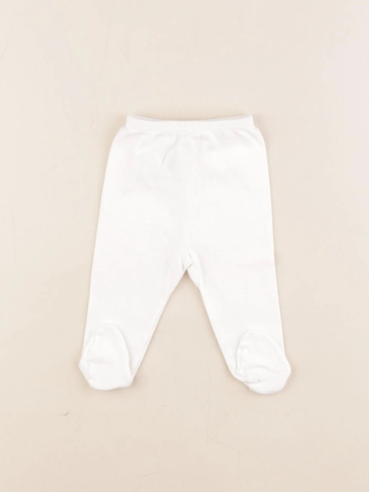 Petit Bateau - legging blanc - 1 mois