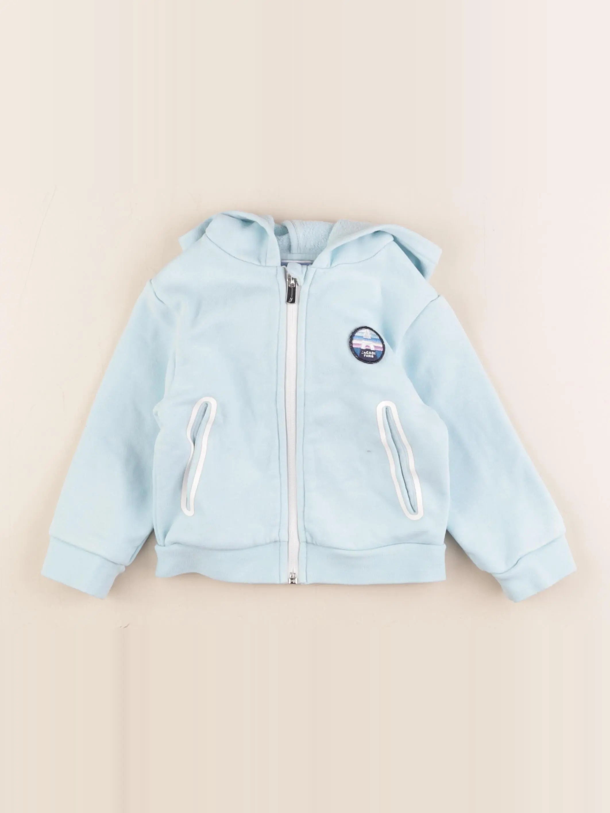 Jacadi - sweat bleu - 24 mois