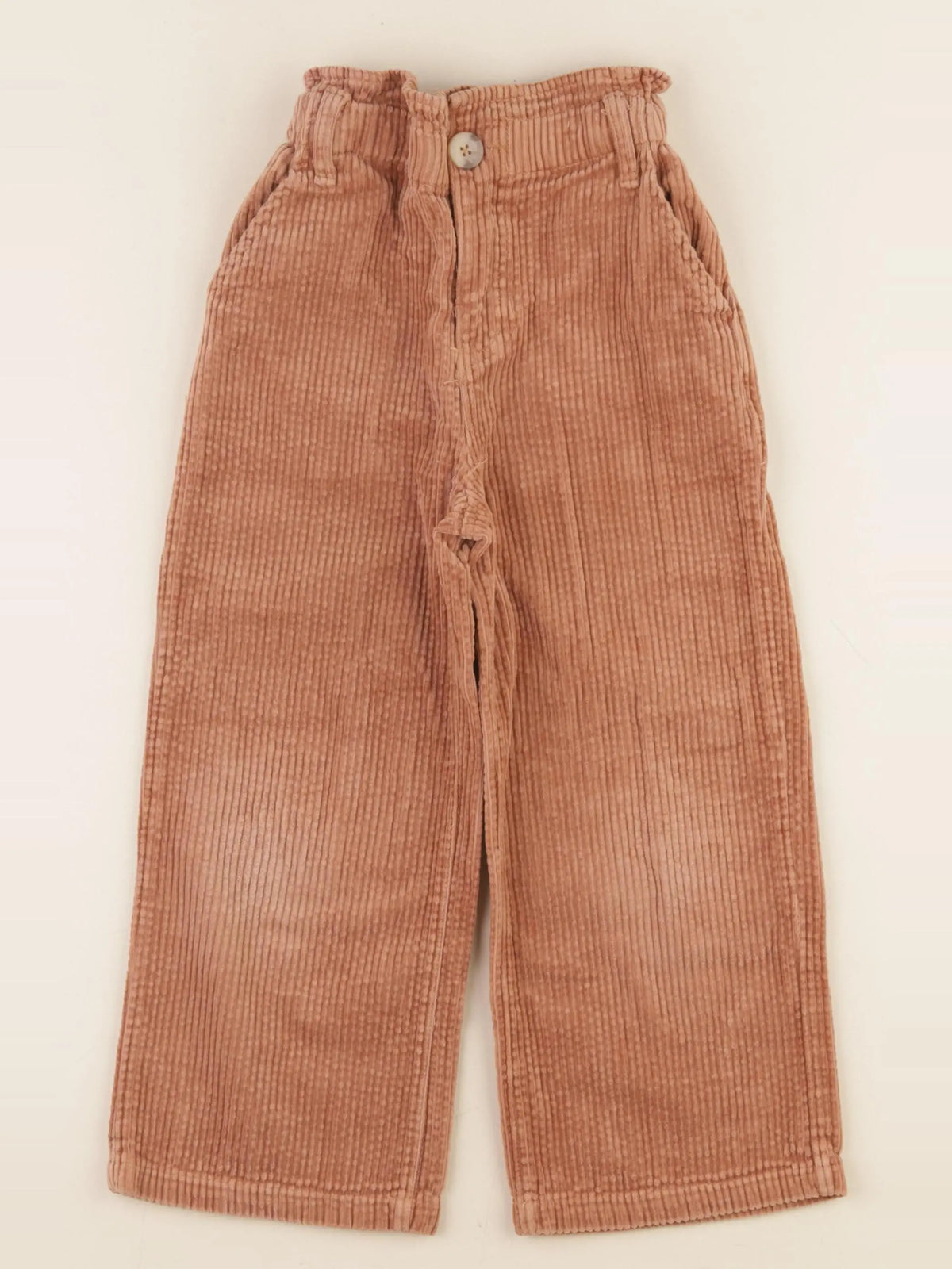 Vertbaudet - pantalon marron - 6 ans