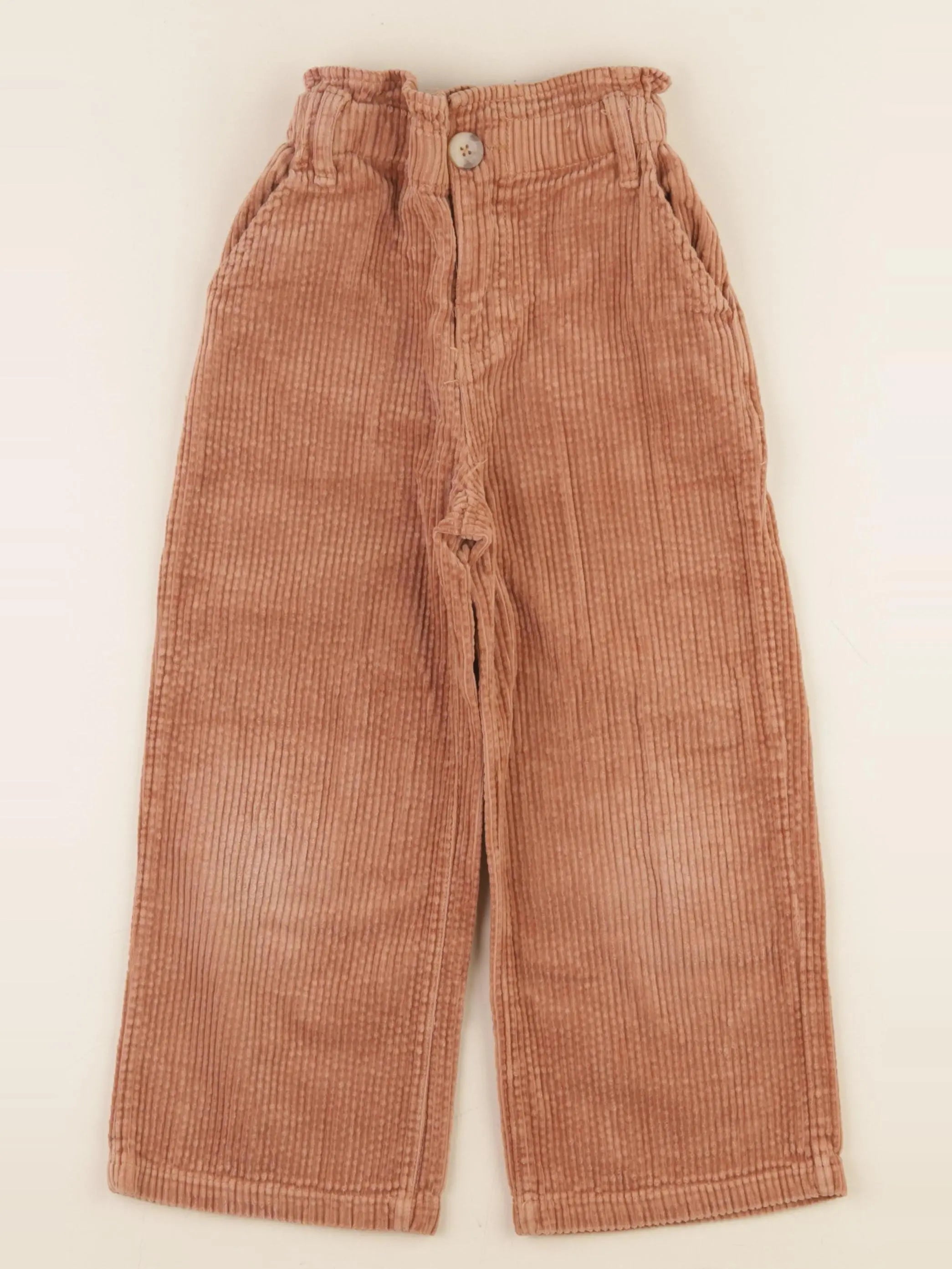 Vertbaudet - pantalon marron - 6 ans