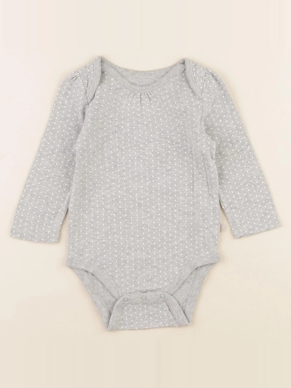 GAP - body gris - 12/18 mois
