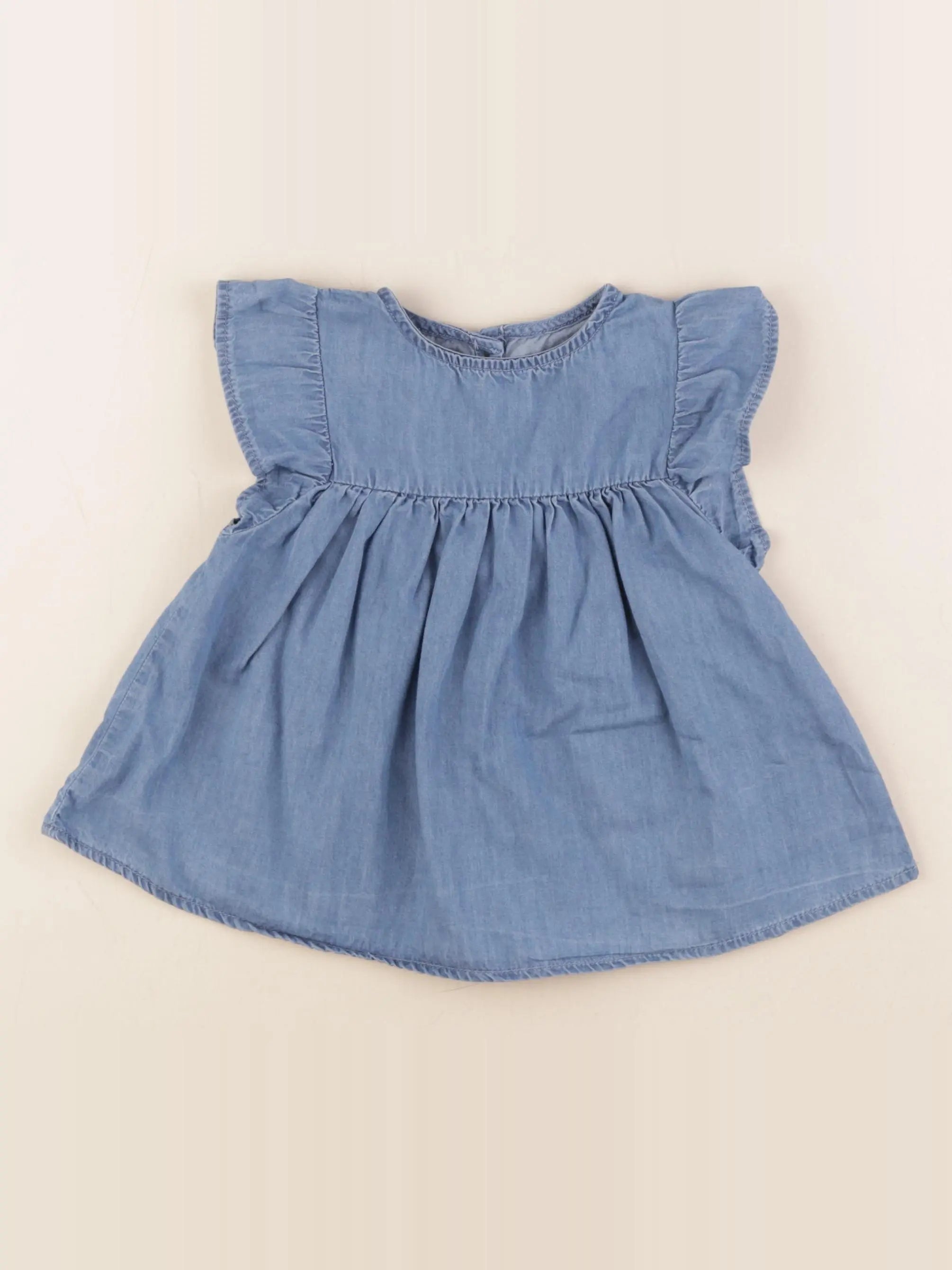 Vertbaudet - blouse bleu - 4 ans