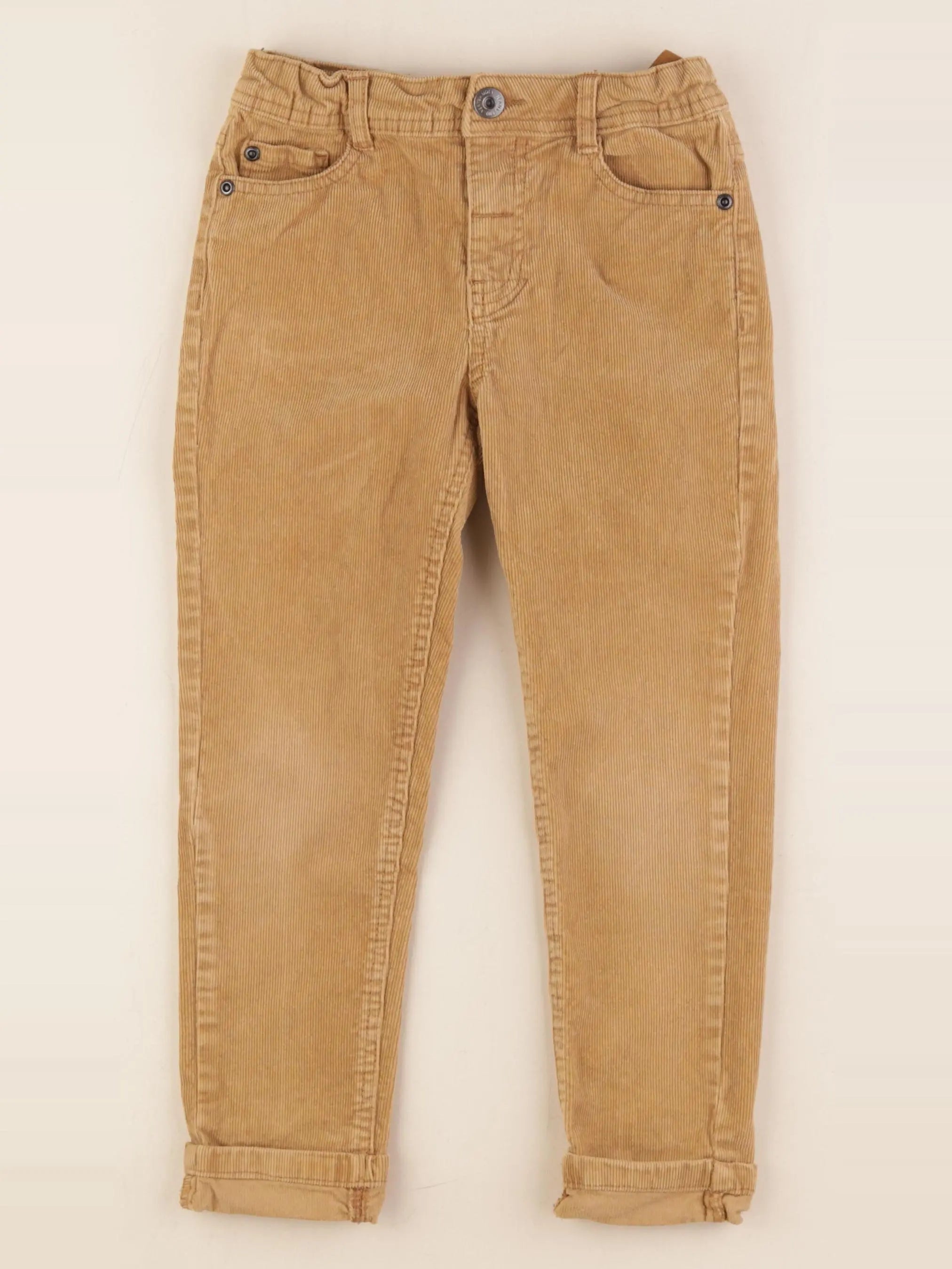 Vertbaudet - pantalon beige - 6 ans