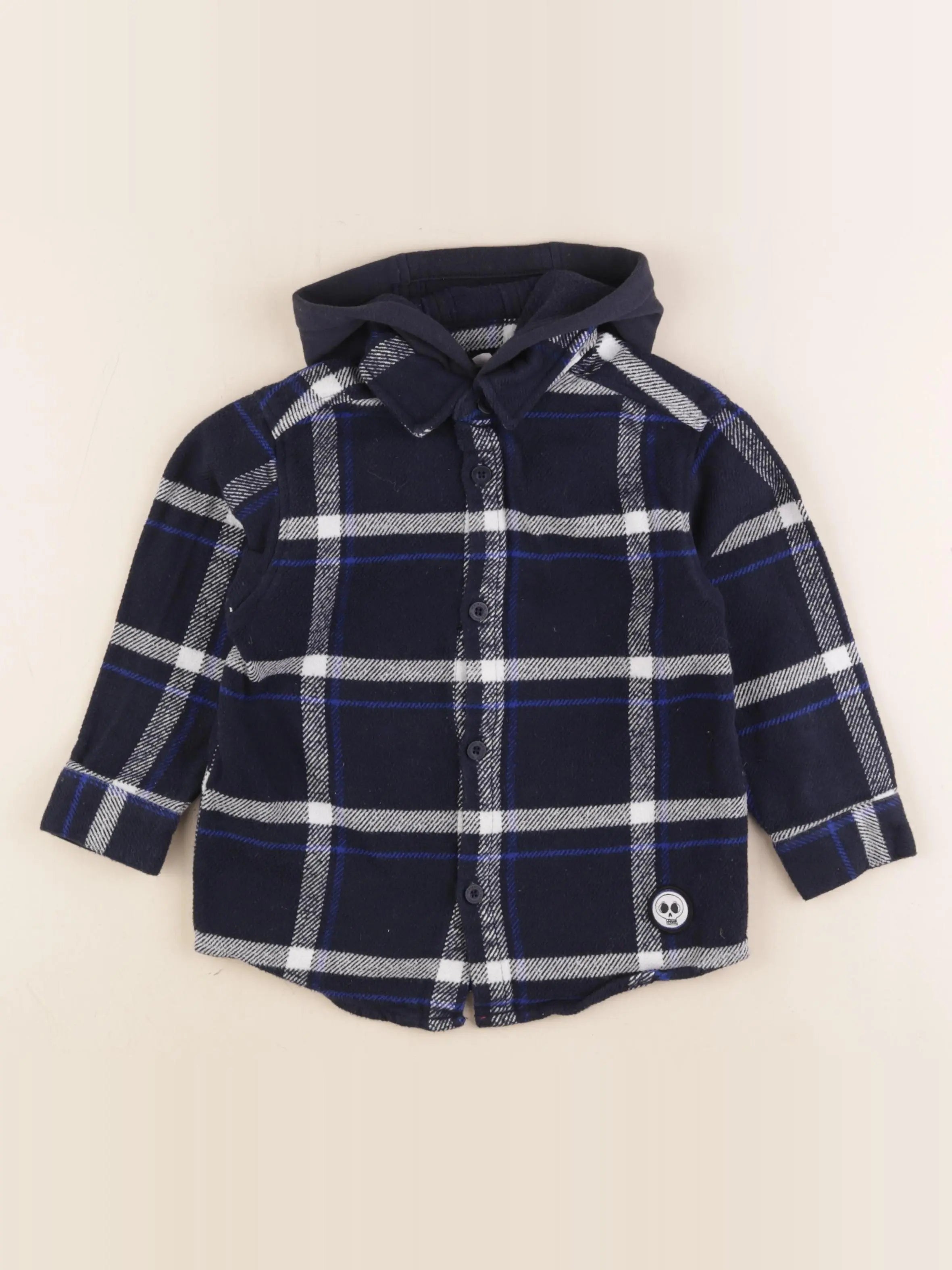 Vertbaudet - chemise bleu - 5 ans