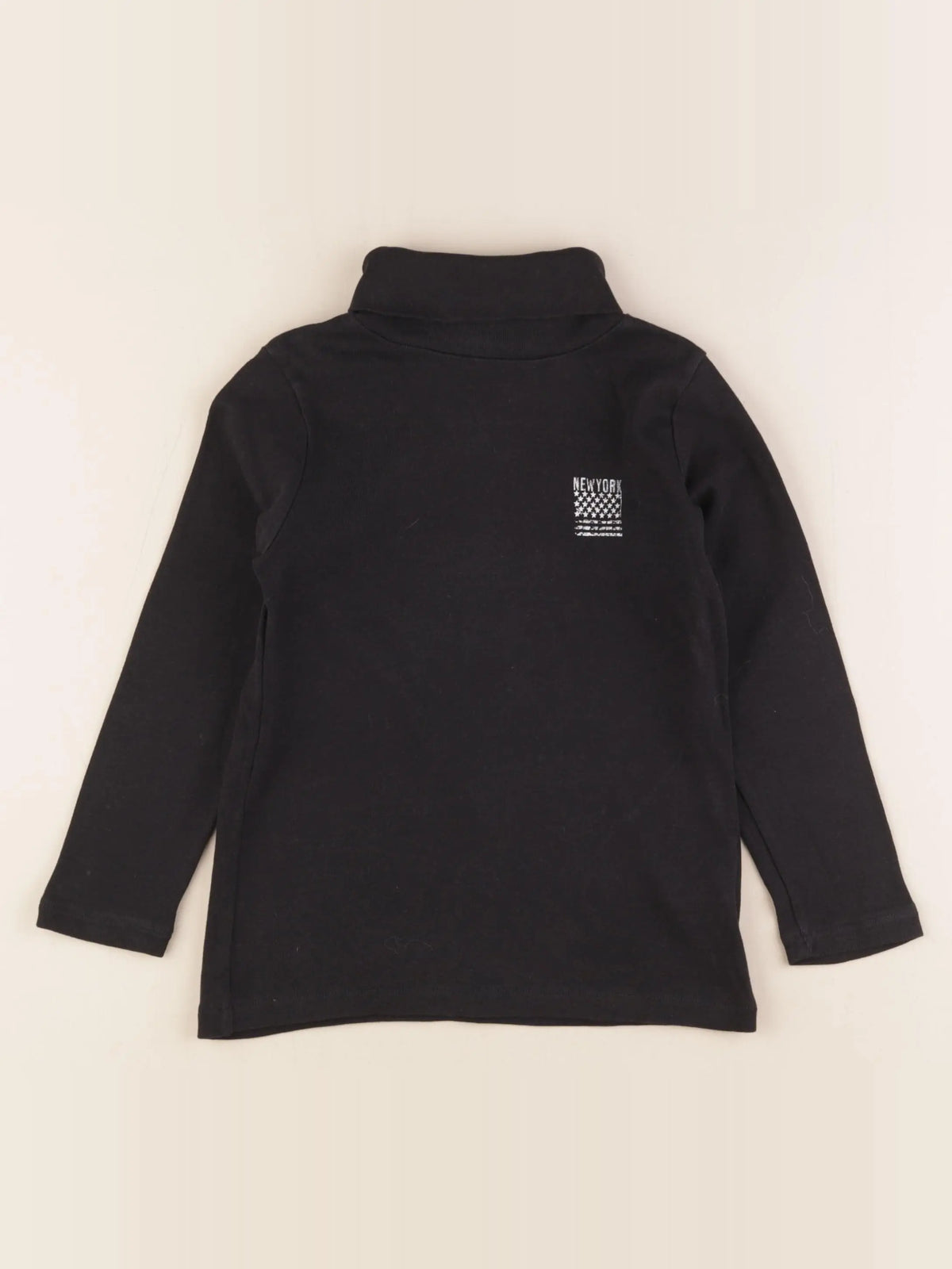 Vertbaudet - sous-pull noir - 6 ans
