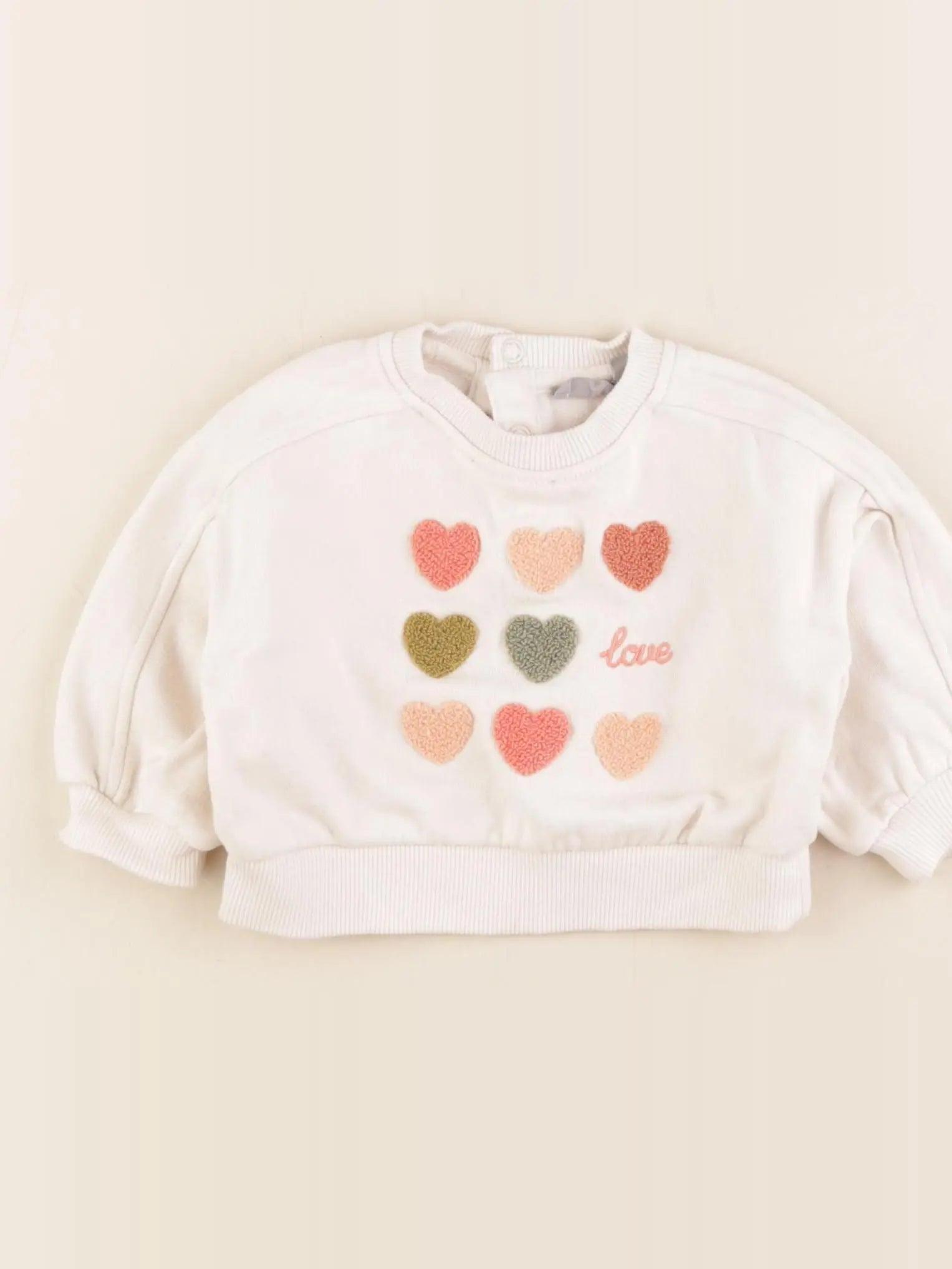 Vertbaudet - sweat multicolore - 6 mois