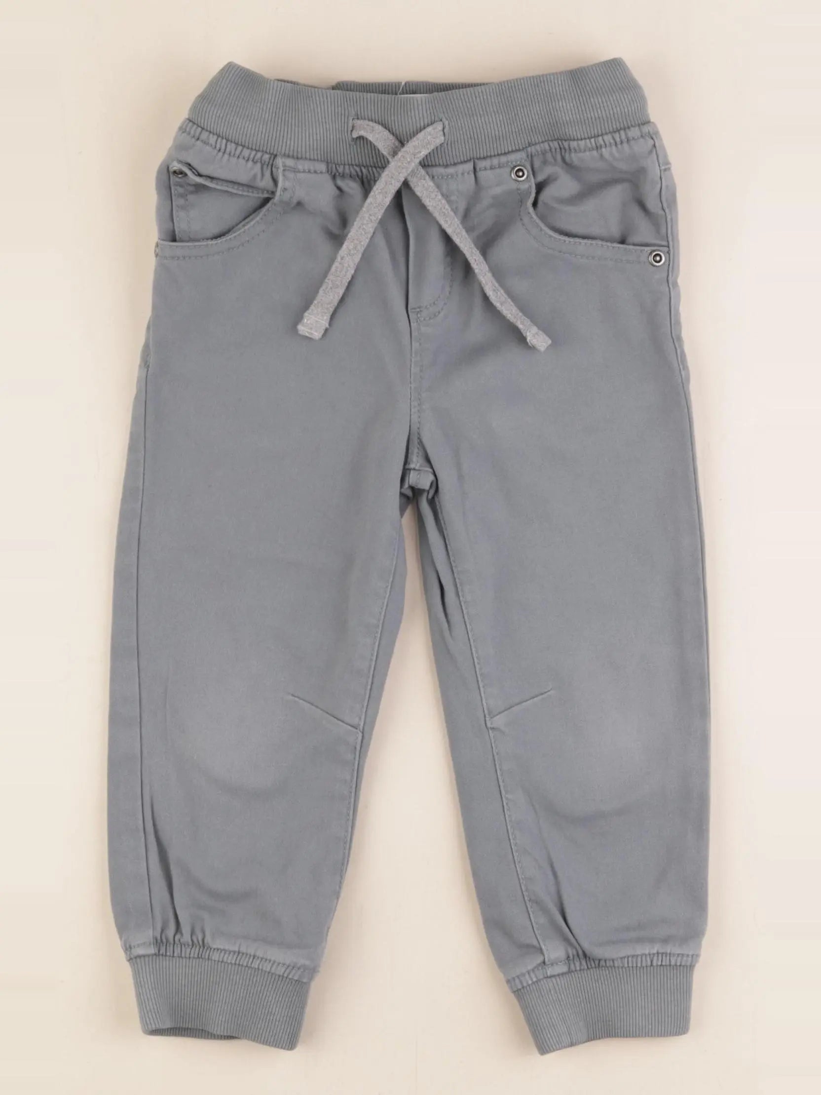 Vertbaudet - pantalon bleu, vert - 3 ans