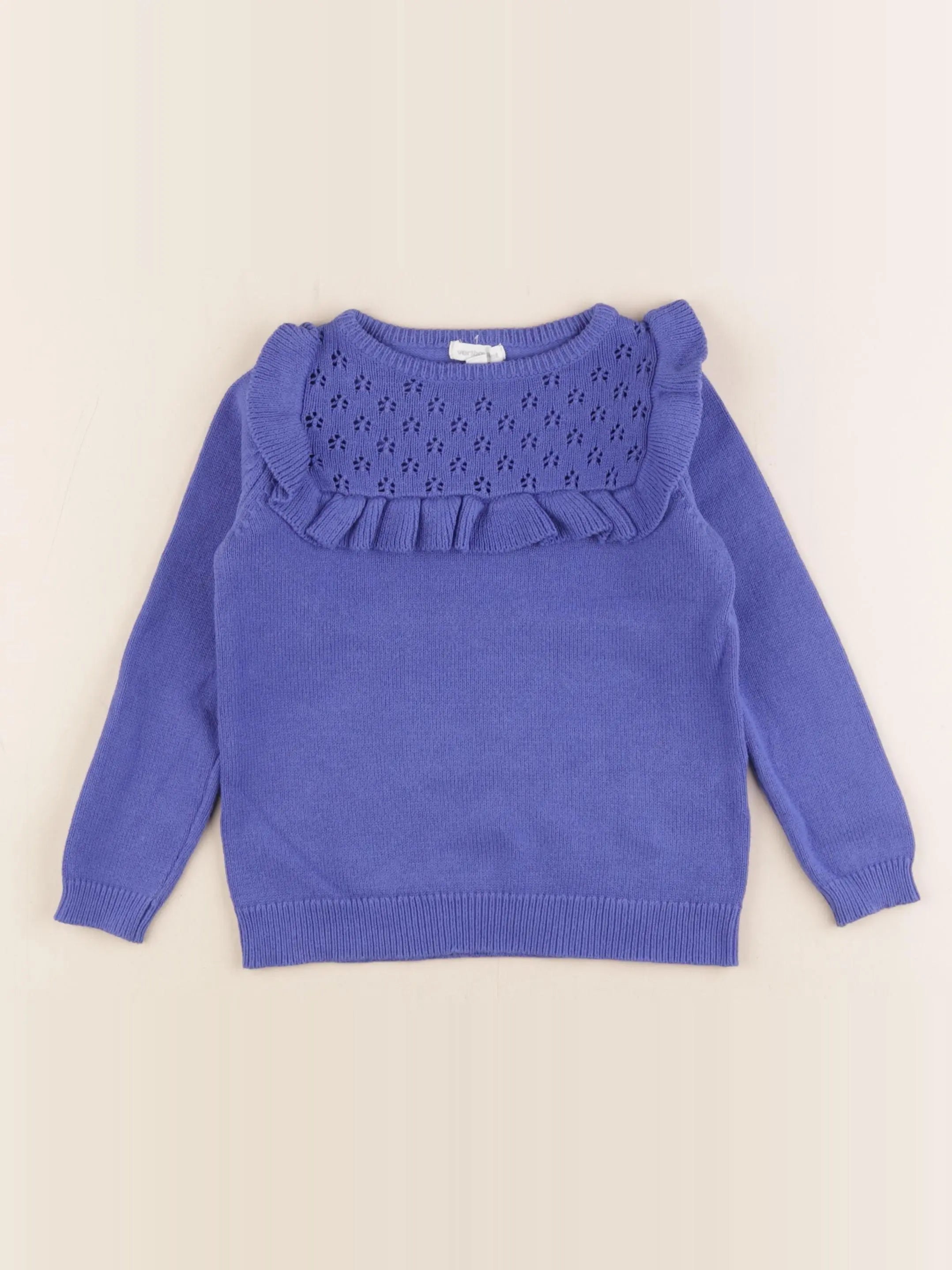 Vertbaudet - pull bleu - 4 ans