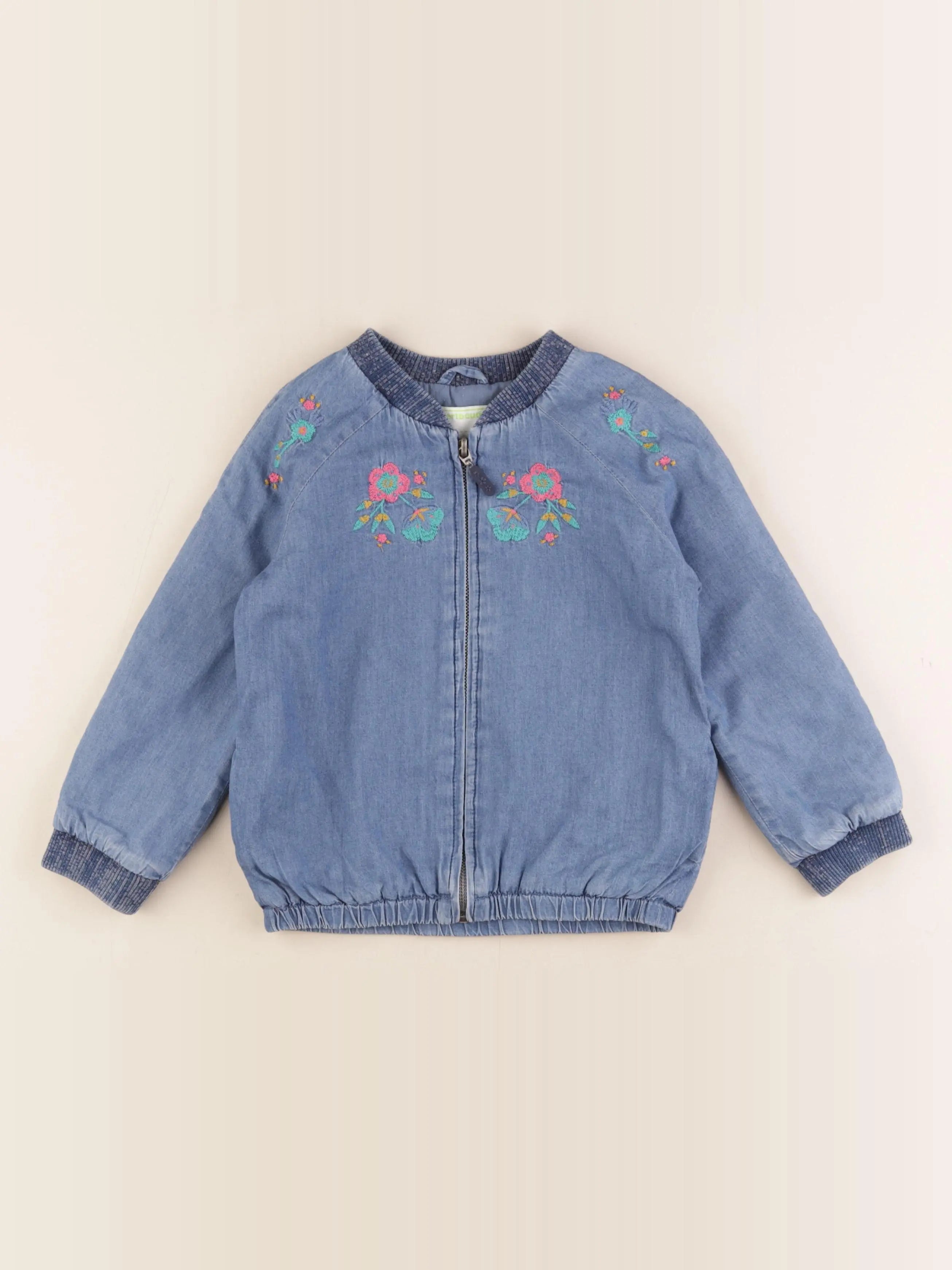 Vertbaudet - veste bleu - 4 ans