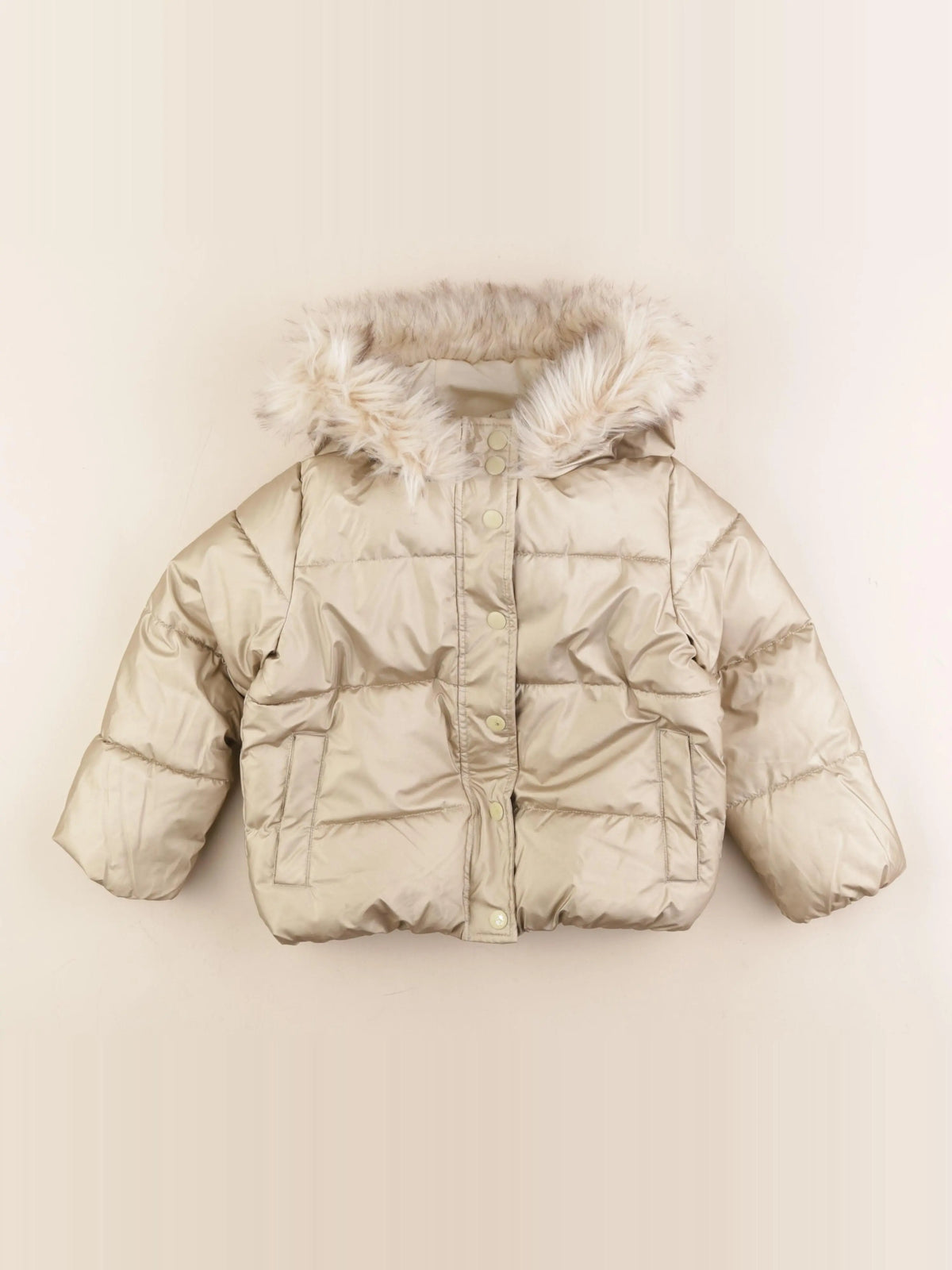 Vertbaudet - doudoune or - 5 ans