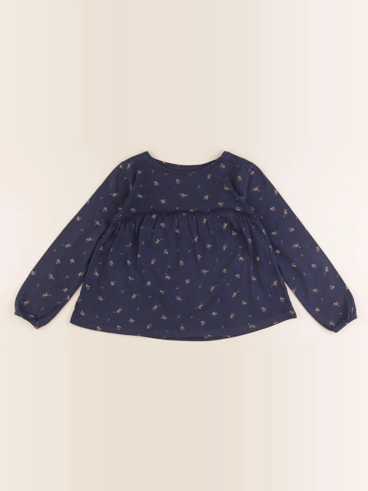 Vertbaudet - tee-shirt bleu - 4 ans