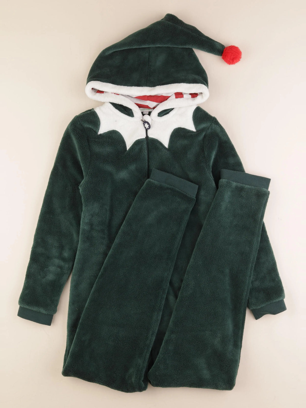 Vertbaudet - sur-pyjama vert - 12 ans