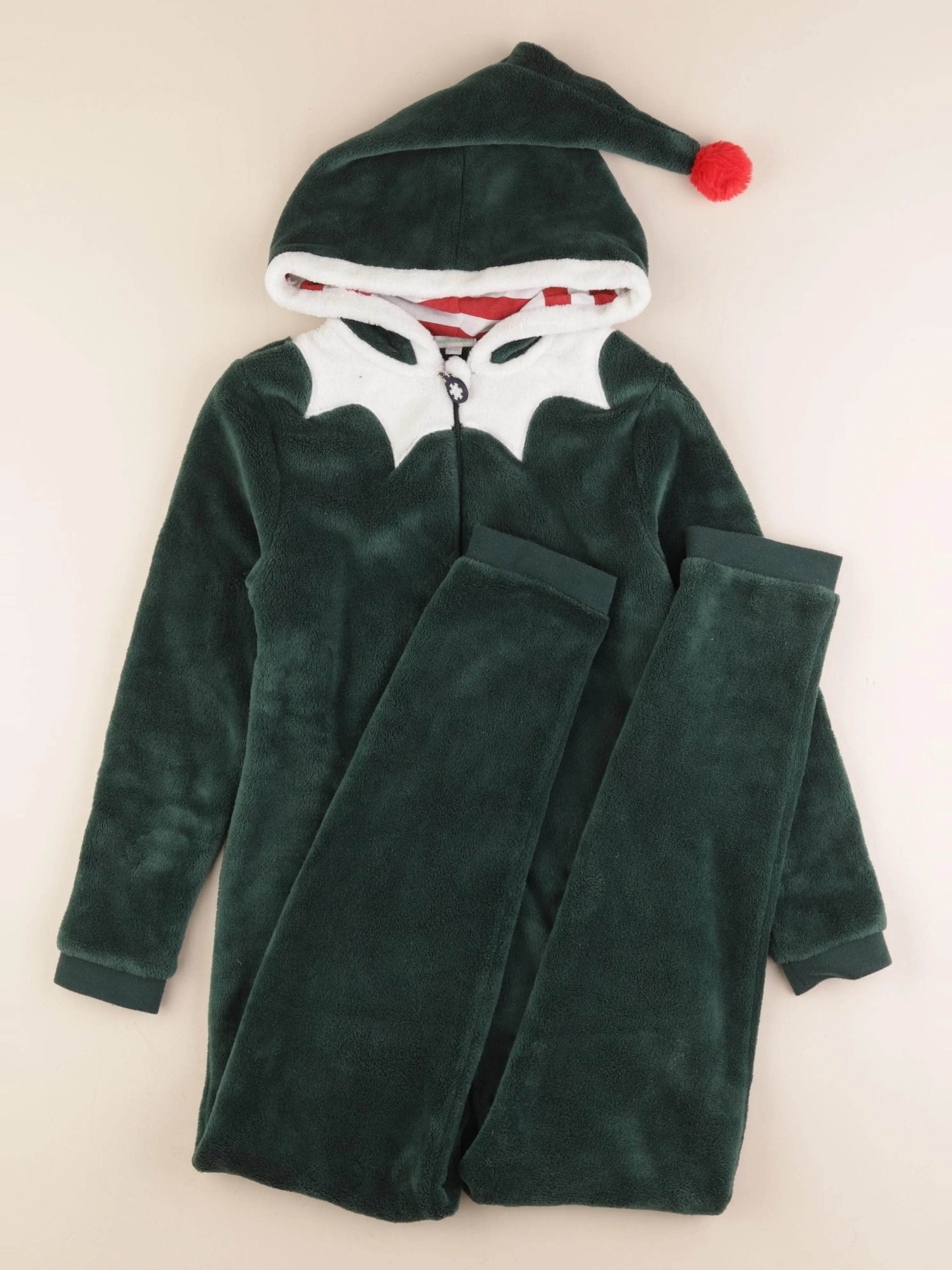 Vertbaudet - sur-pyjama vert - 12 ans