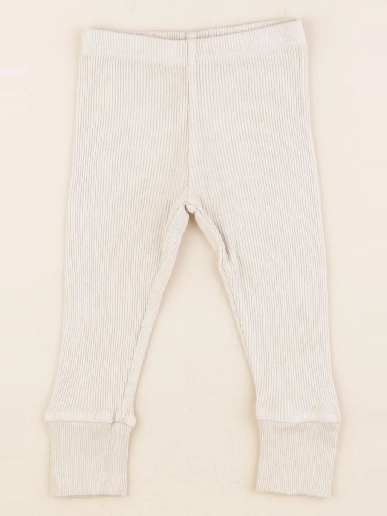 Zara - legging blanc - 9/12 mois