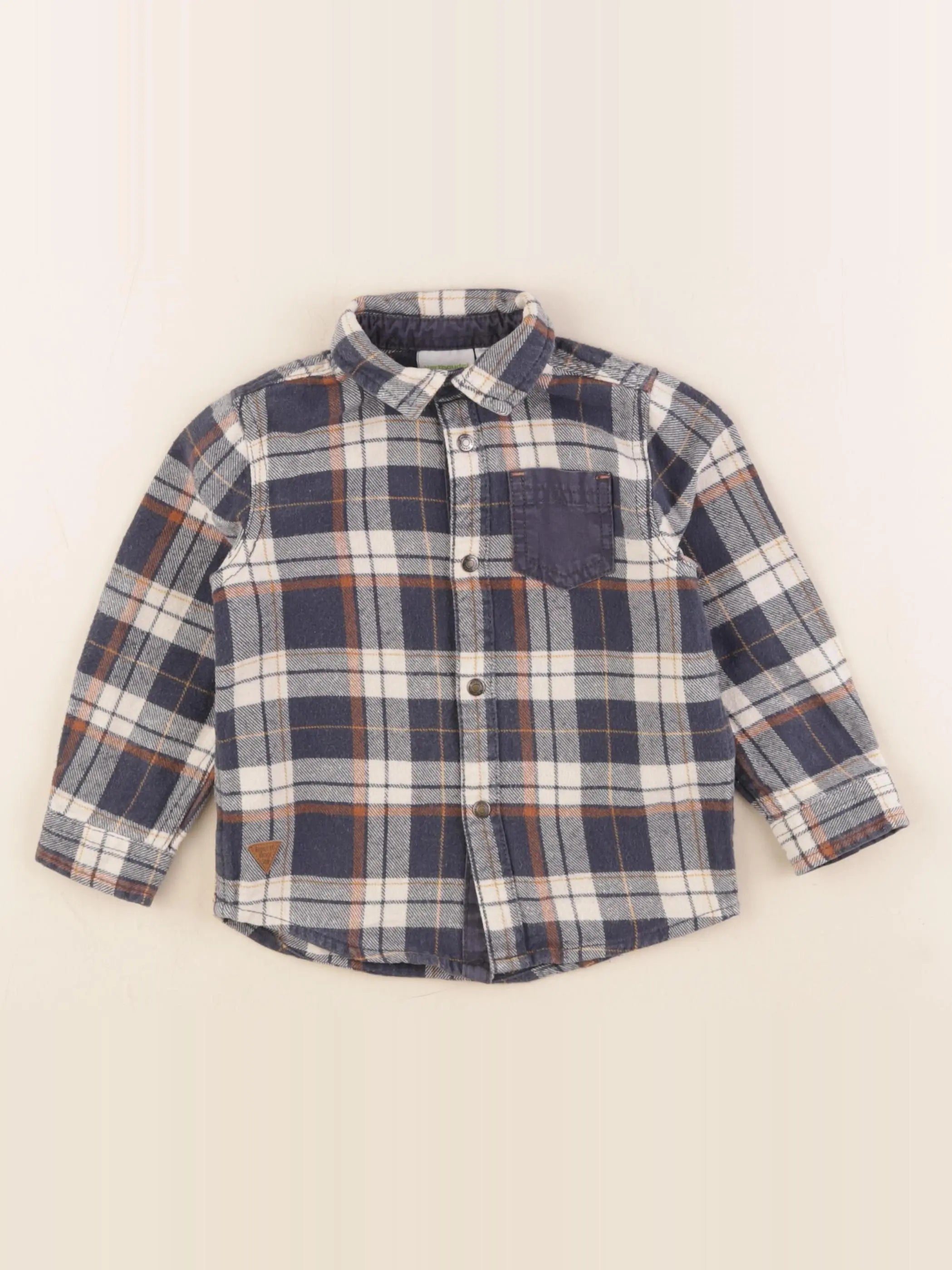 Vertbaudet - chemise multicolore - 3 ans