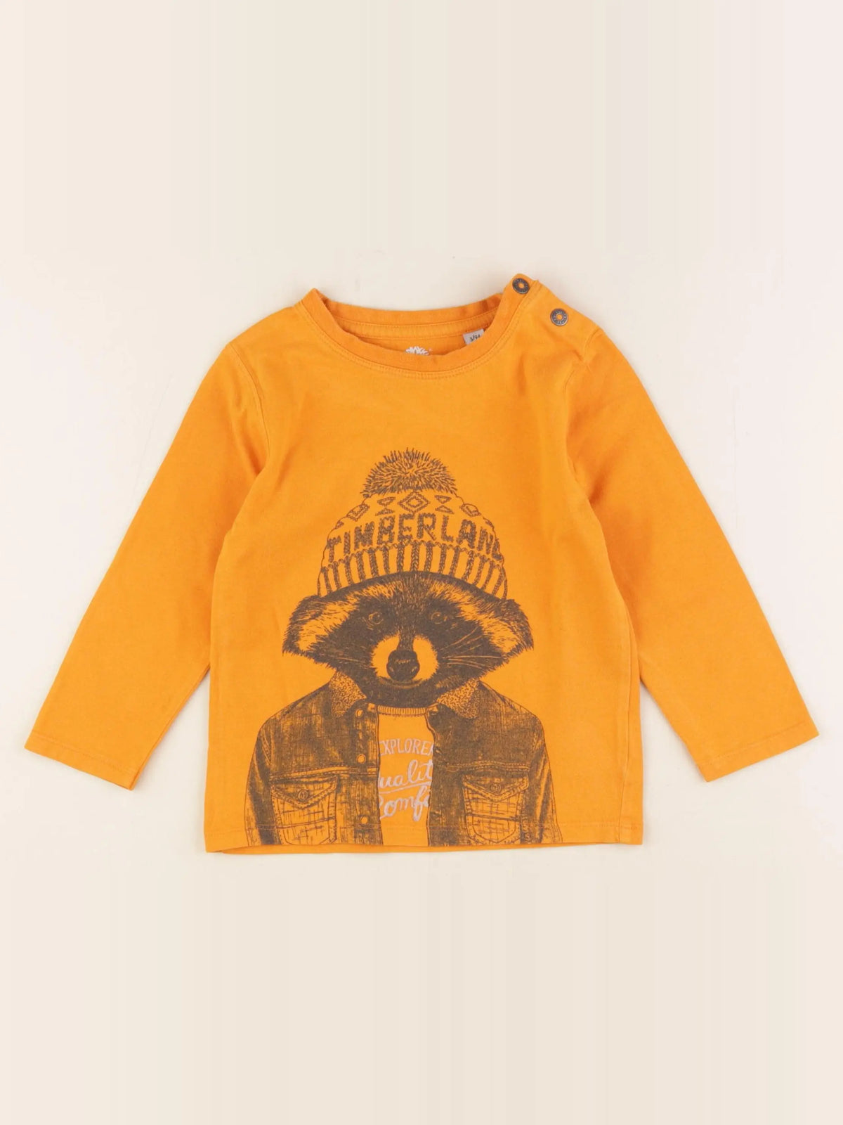 Timberland - tee-shirt orange - 3 ans