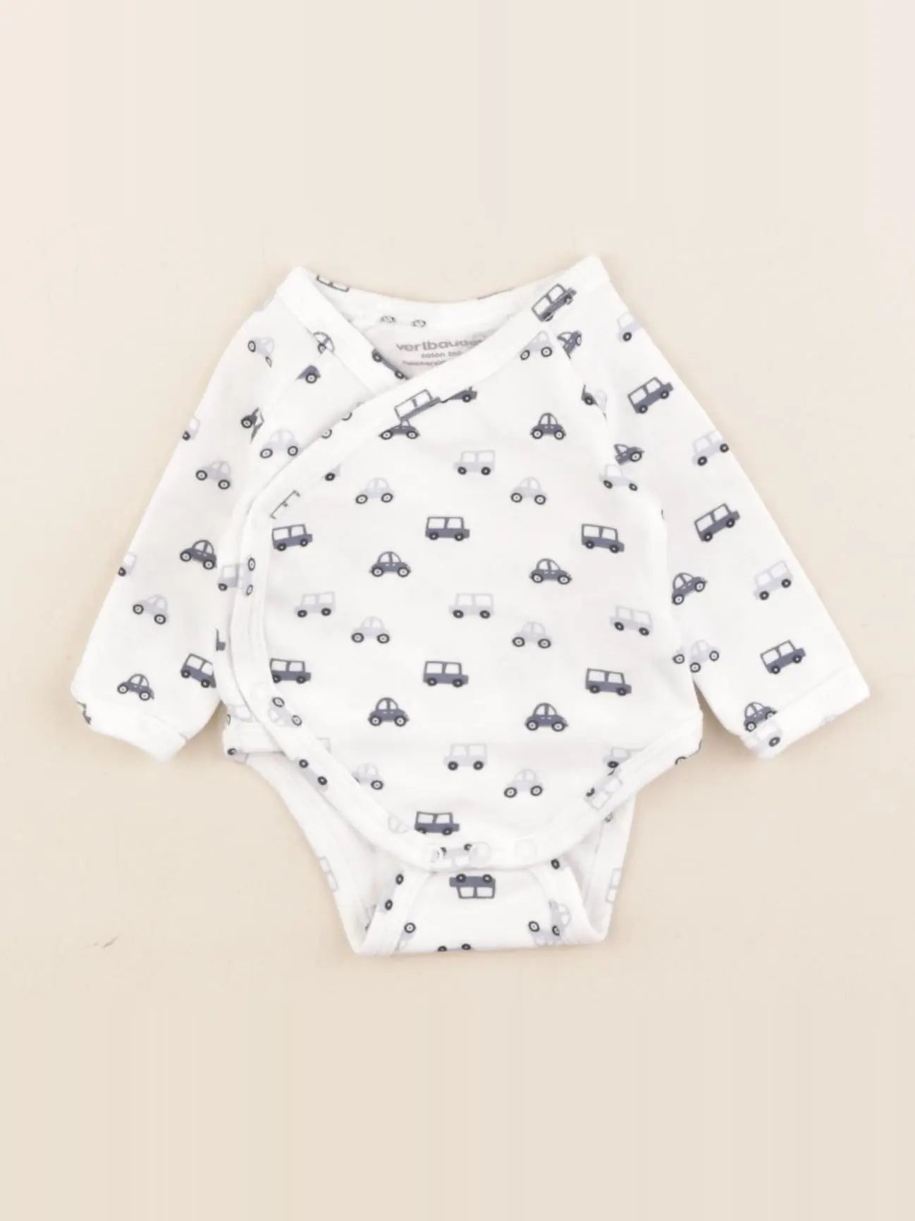 Vertbaudet - body blanc - 0 mois