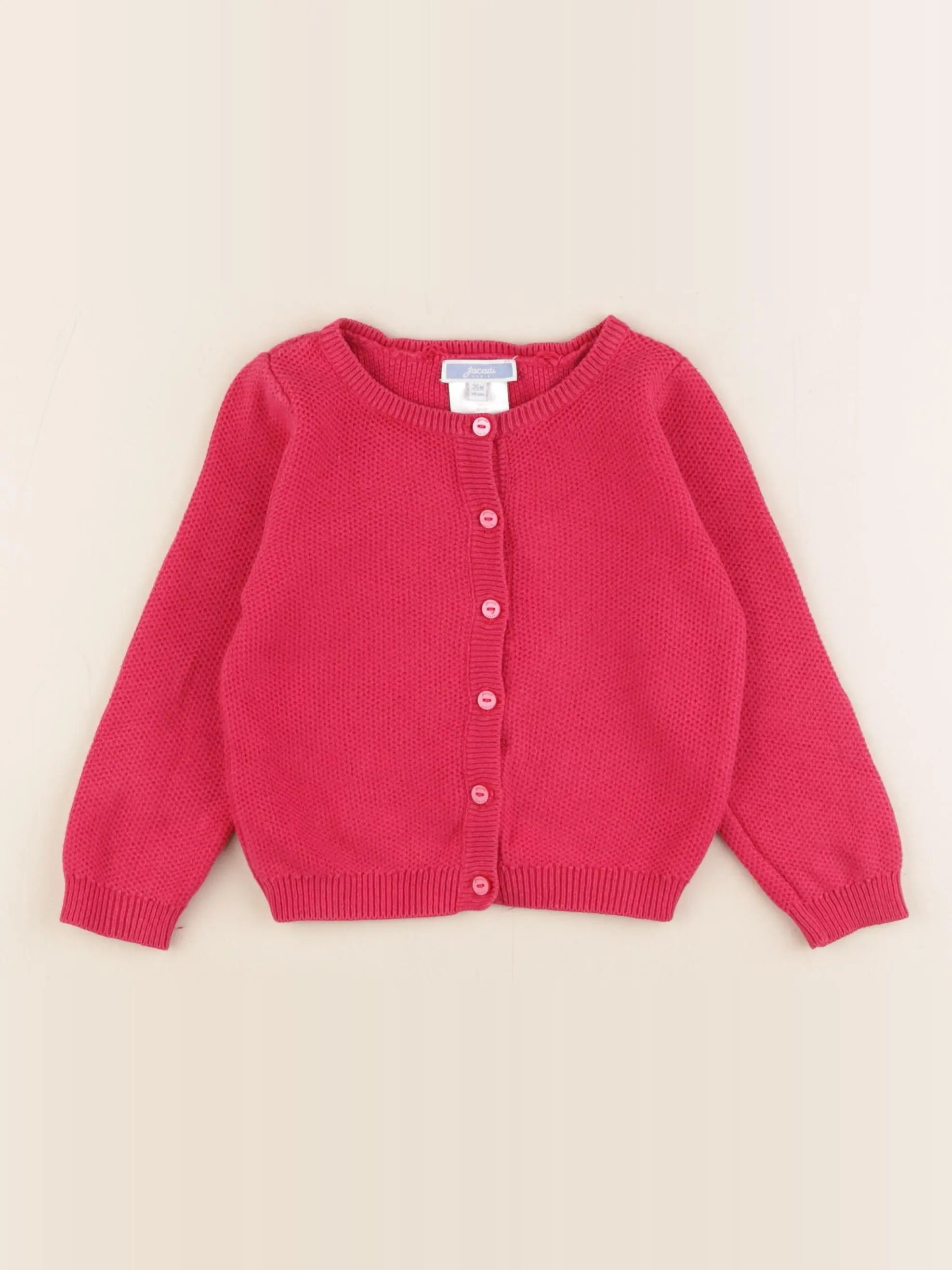 Jacadi - gilet rose - 36 mois