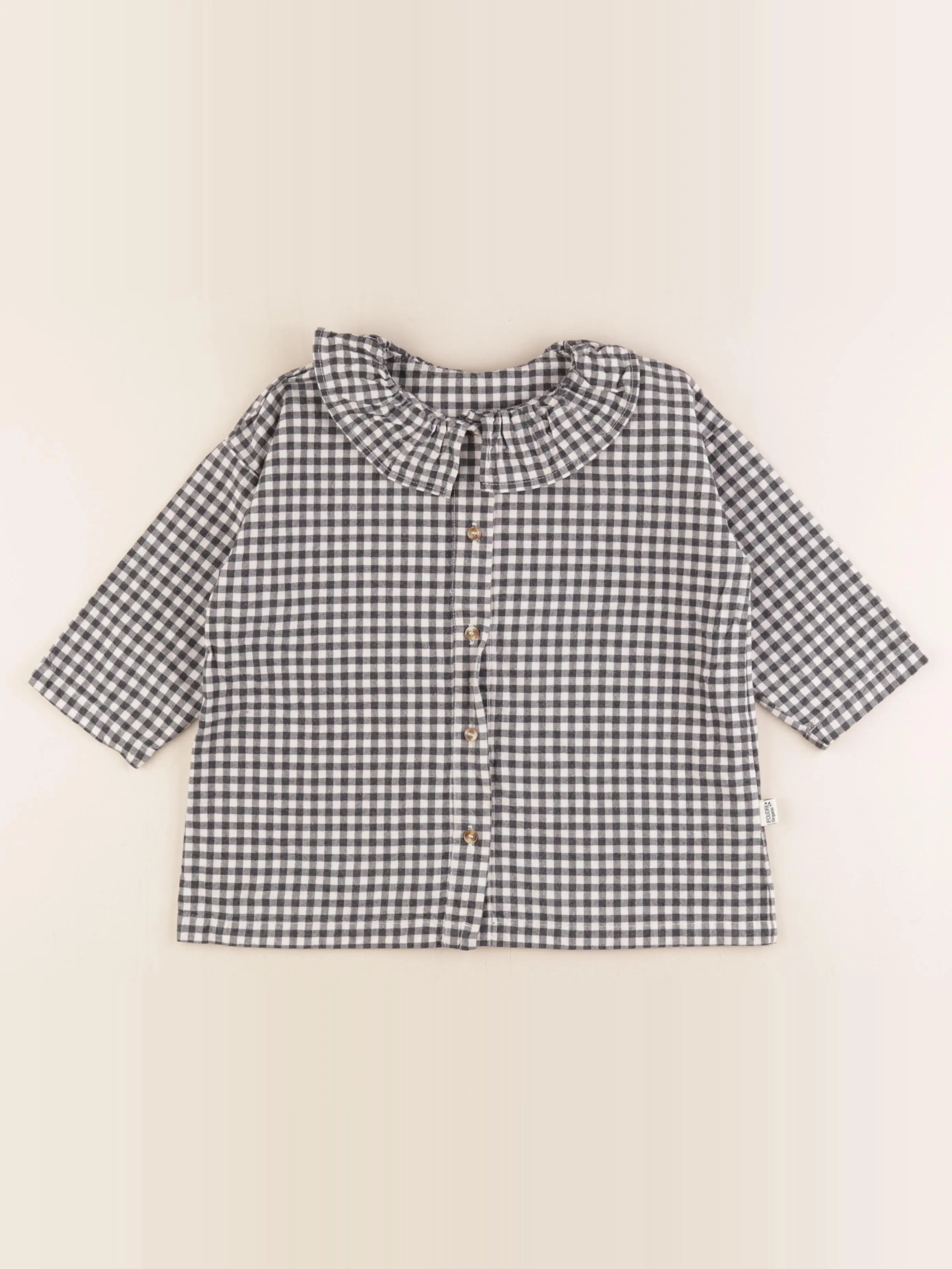 Poudre Organic - blouse blanc, noir - 8 ans