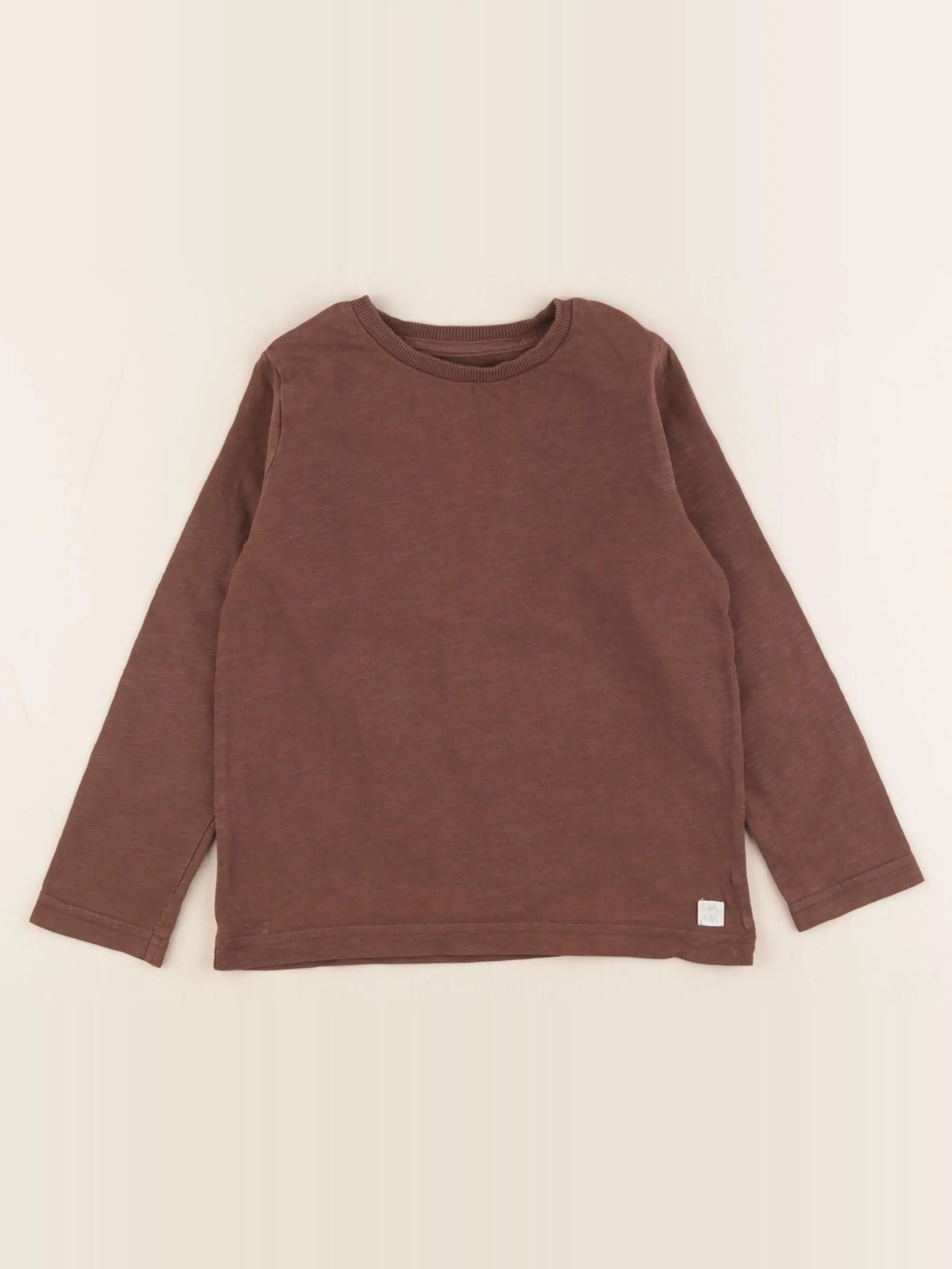 Vertbaudet - tee-shirt marron - 4 ans