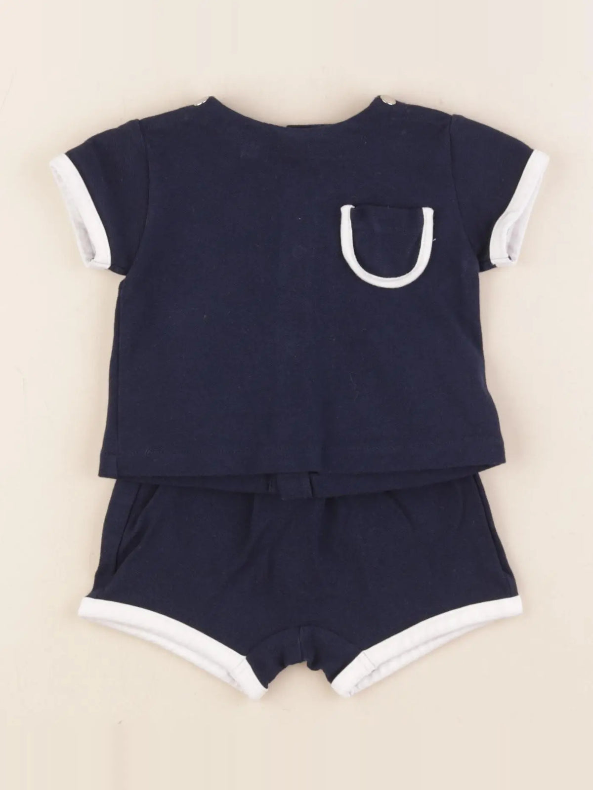 Jacadi - ensemble bleu - 3 mois