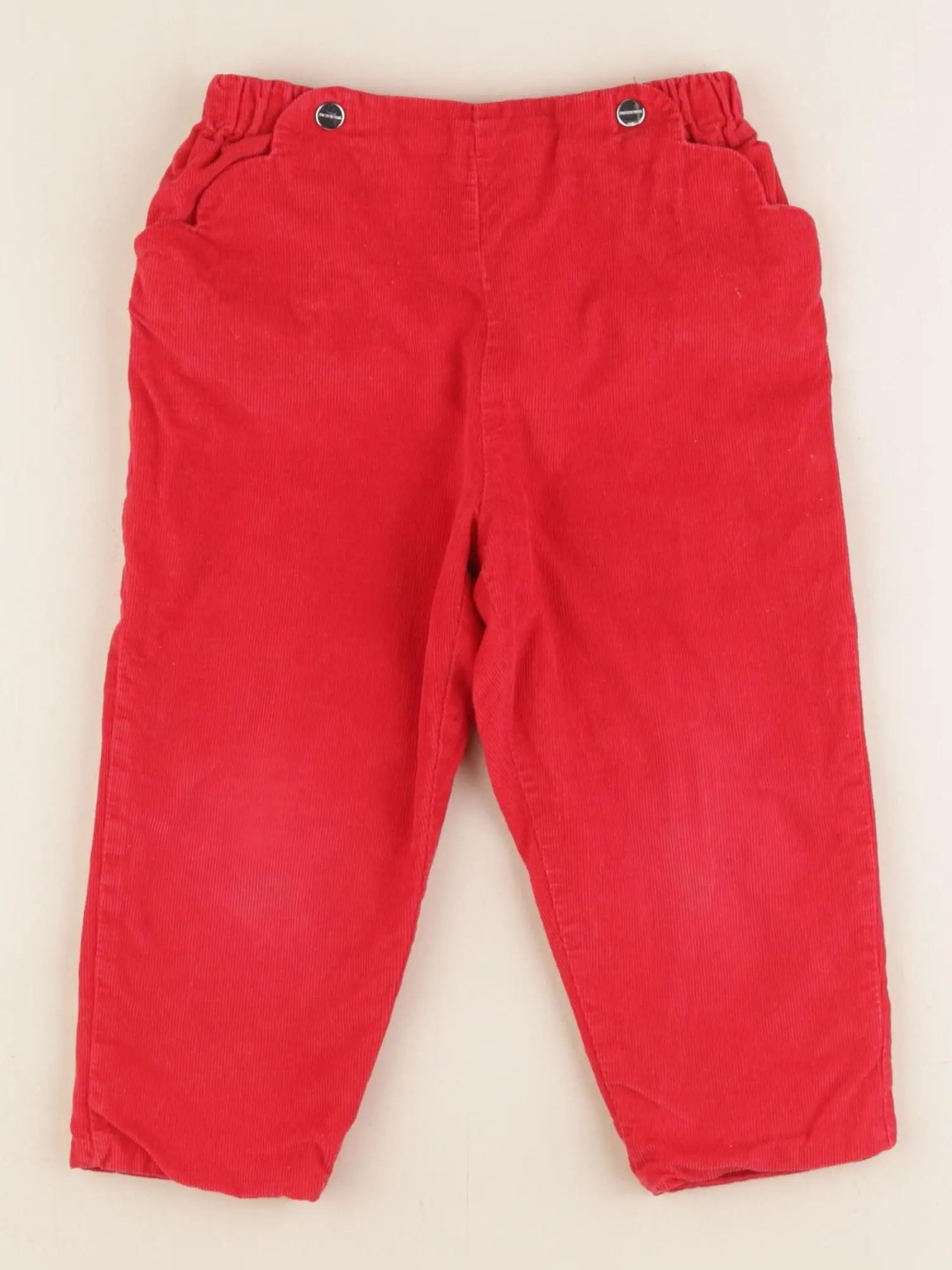 Jacadi - pantalon rouge - 24 mois