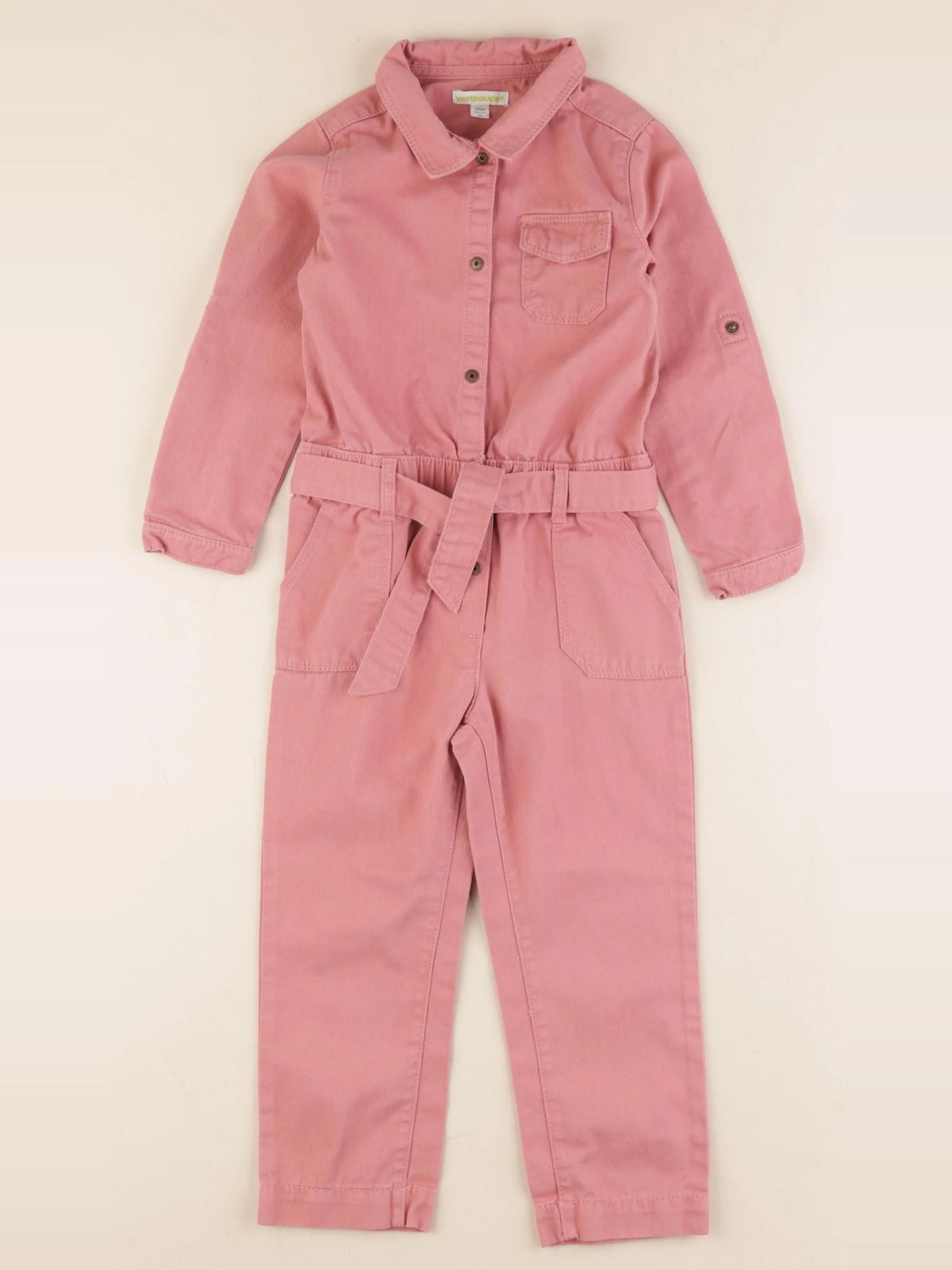 Vertbaudet - combinaison rose - 4 ans