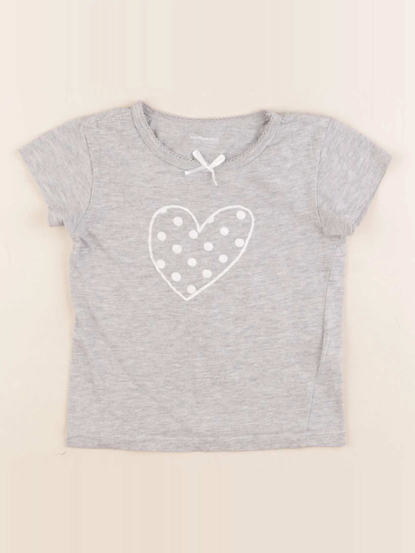 Vertbaudet - maillot de corps gris - 6 ans