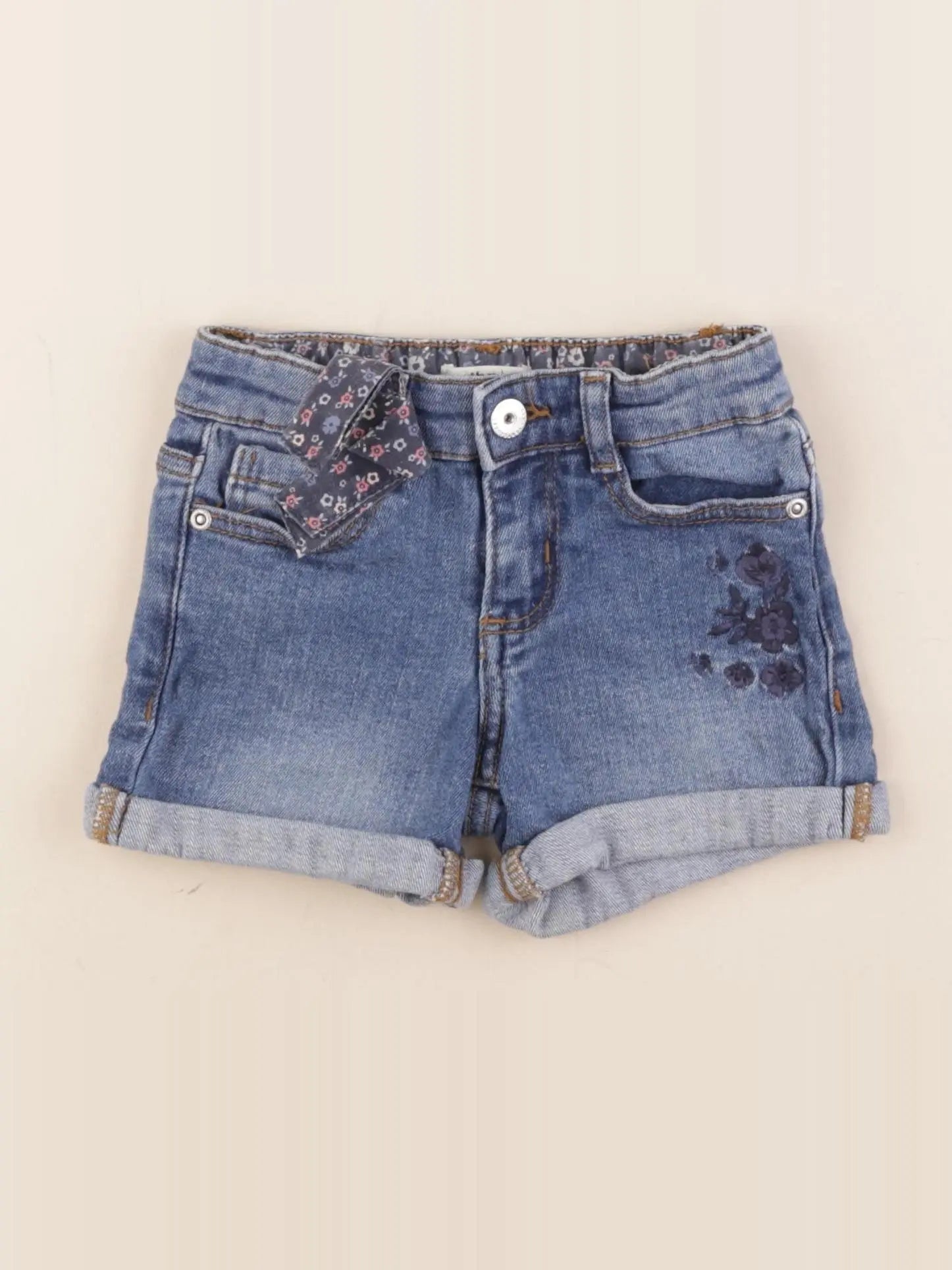 Vertbaudet - short bleu - 4 ans