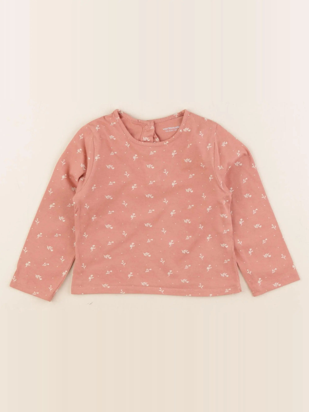 Vertbaudet - tee-shirt rose - 18 mois
