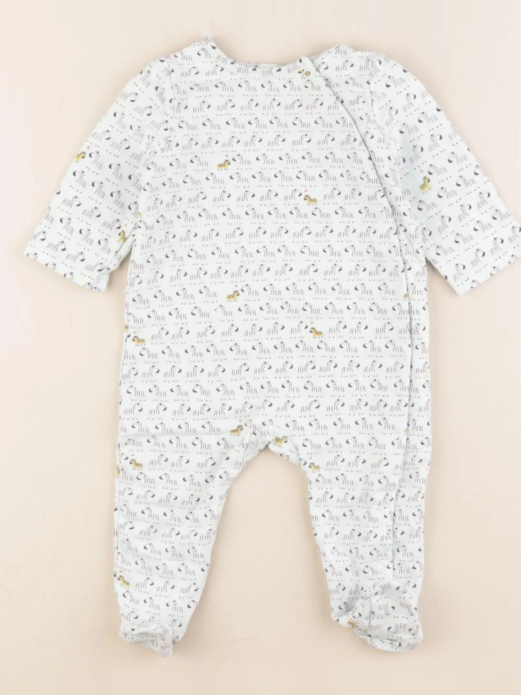 Tape à l'oeil - pyjama coton bleu - 9 mois