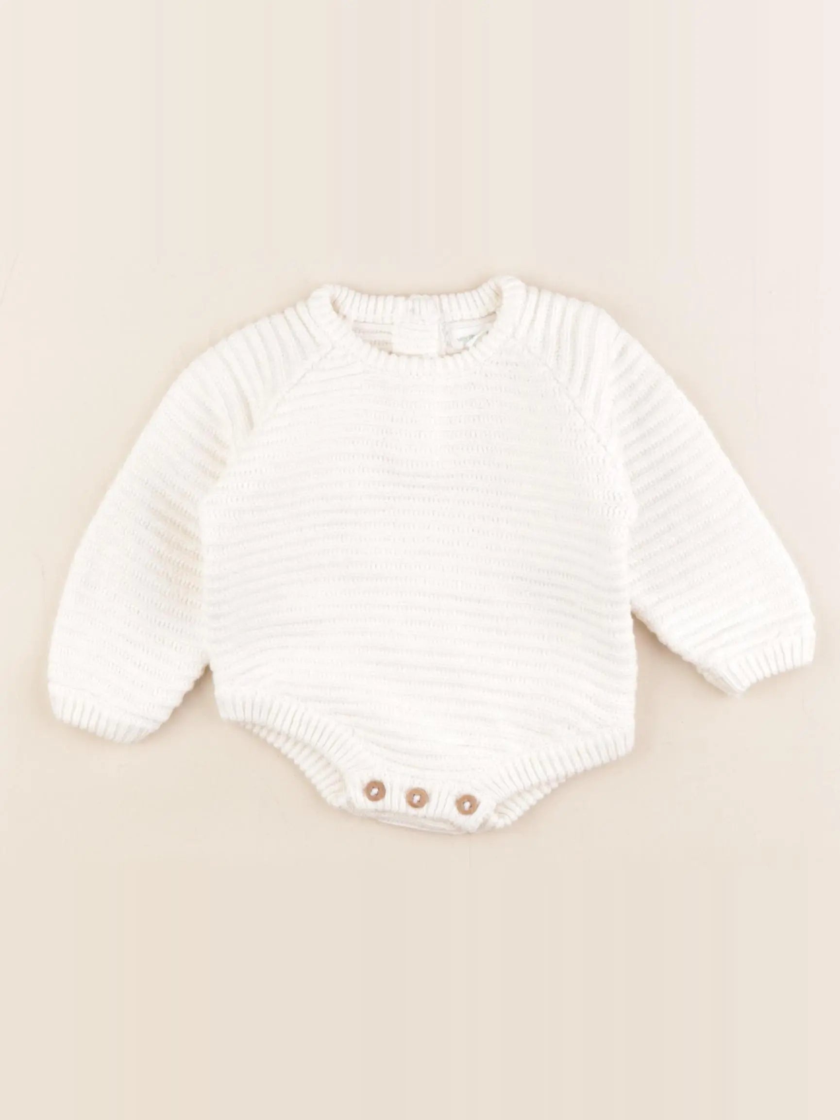 Vertbaudet - combinaison beige - 3 mois