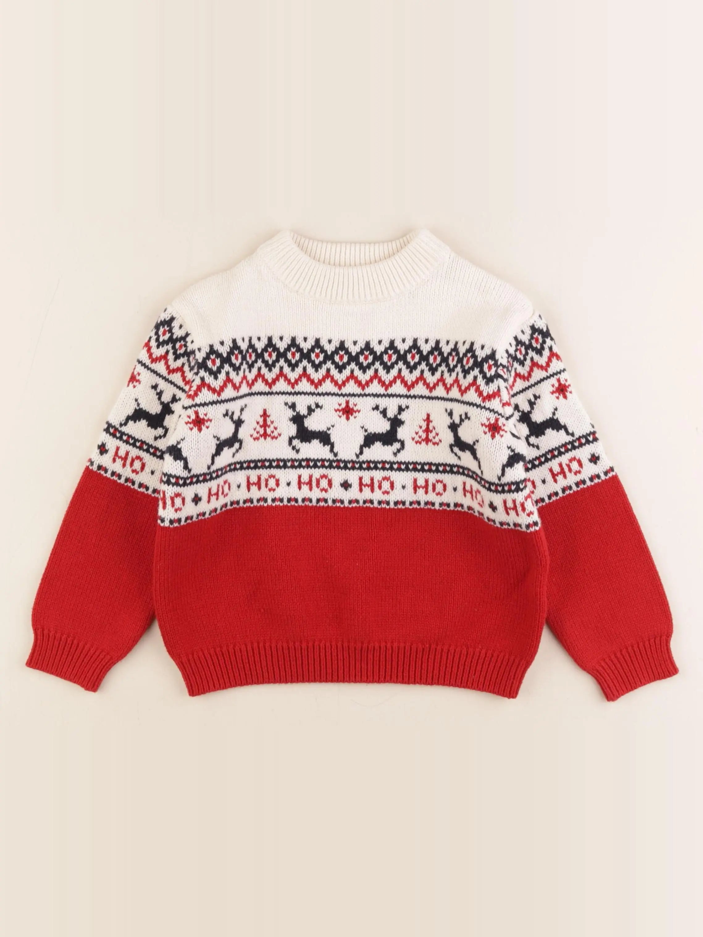 Vertbaudet - pull multicolore - 4 ans