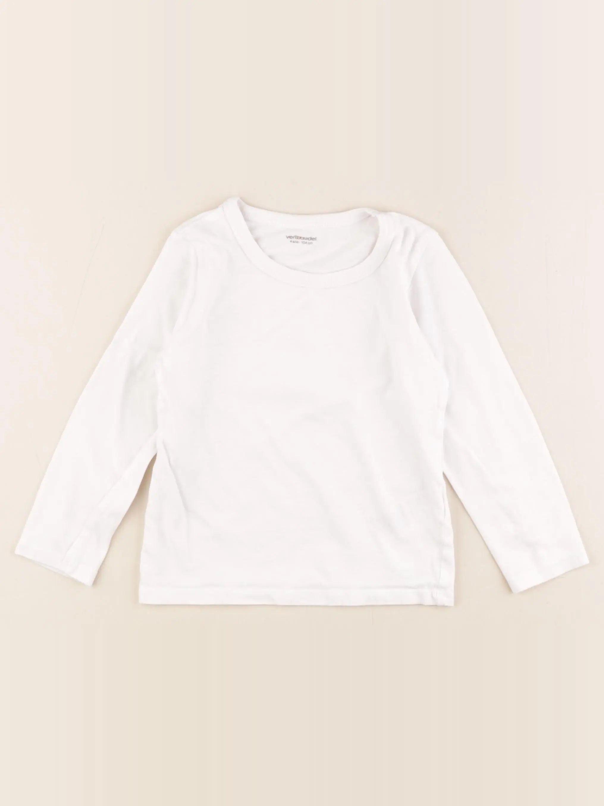 Vertbaudet - maillot de corps blanc - 4 ans