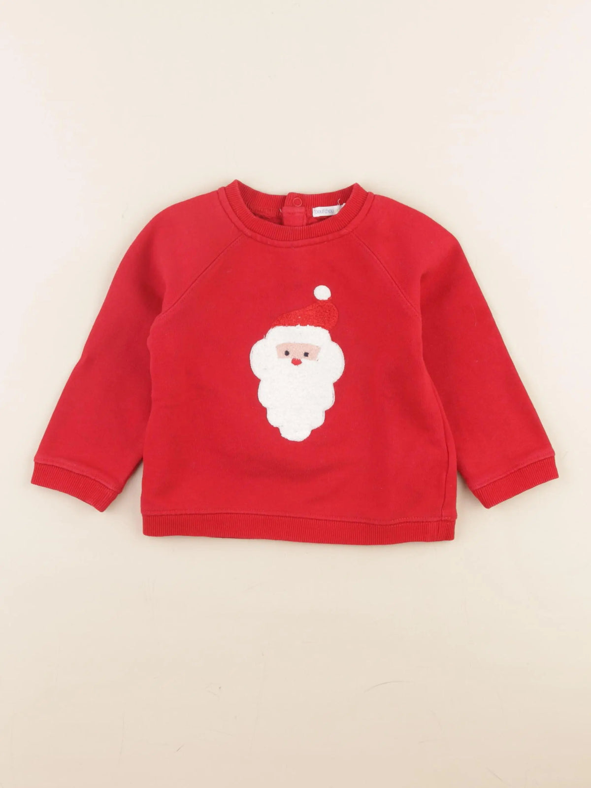 Boutchou - sweat rouge - 24 mois