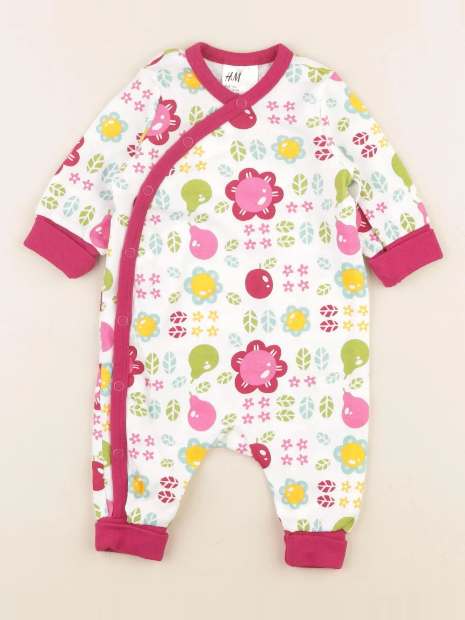 H&M - pyjama coton multicolore - 0/1 mois