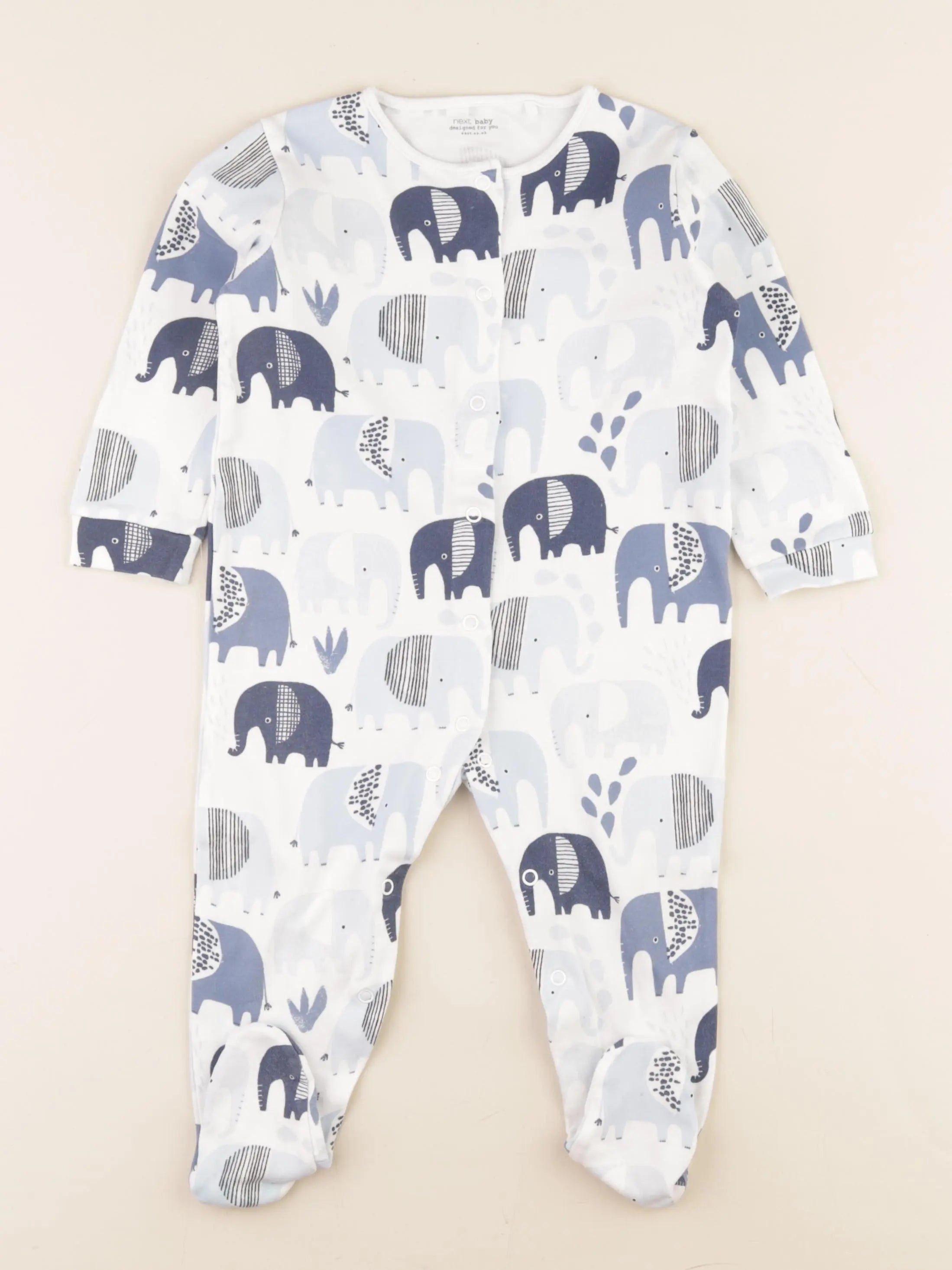 Next - pyjama coton blanc - 12/18 mois