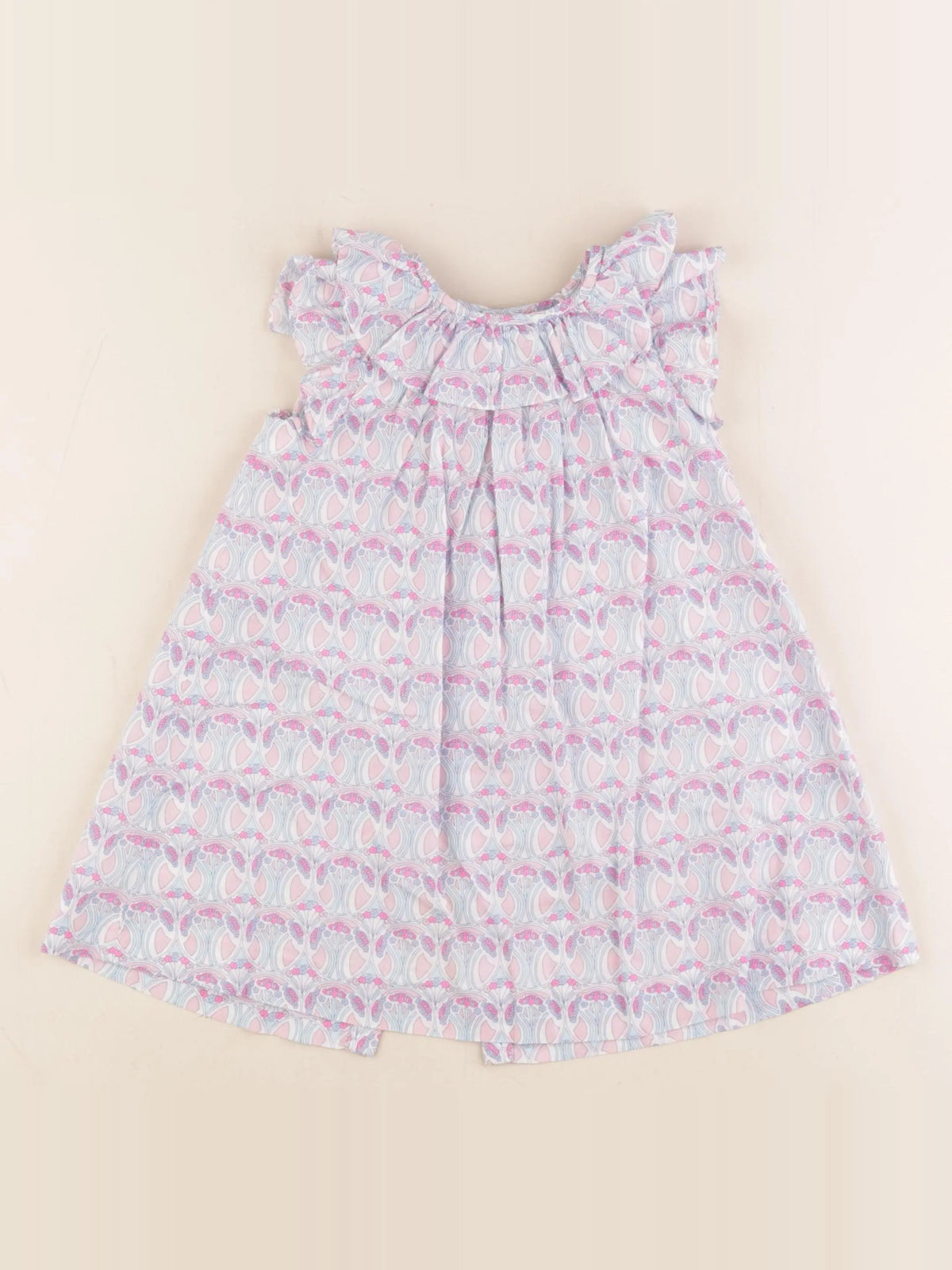 Jacadi - robe liberty multicolore - 24 mois