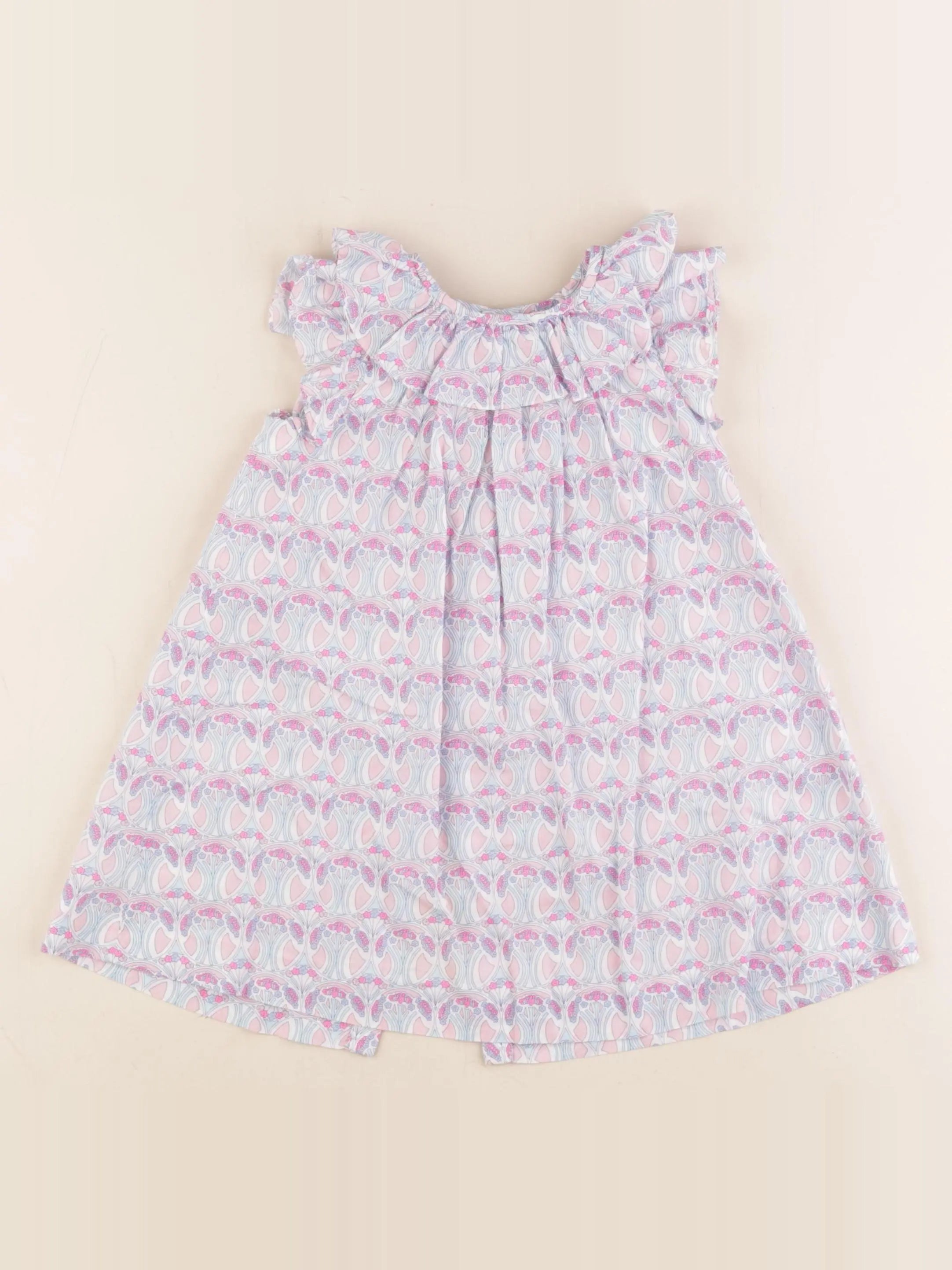 Jacadi - robe liberty multicolore - 24 mois