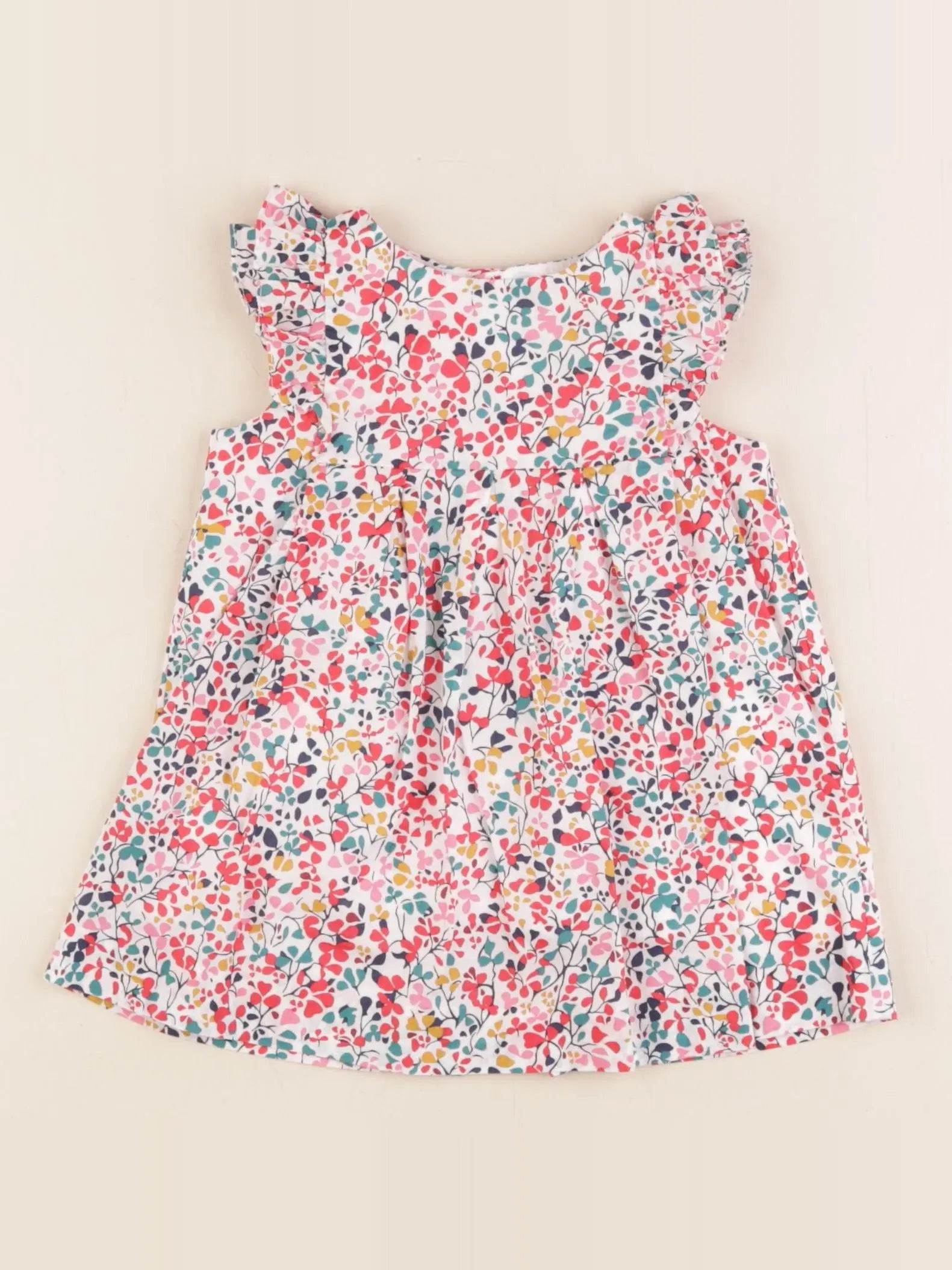 Jacadi - robe liberty multicolore - 6 mois