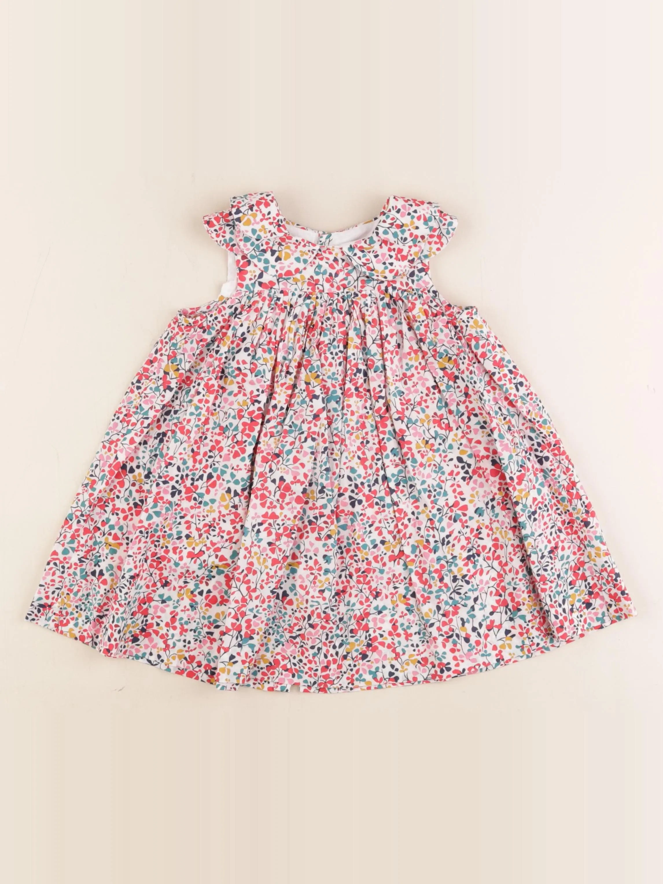 Jacadi - robe liberty multicolore - 18 mois